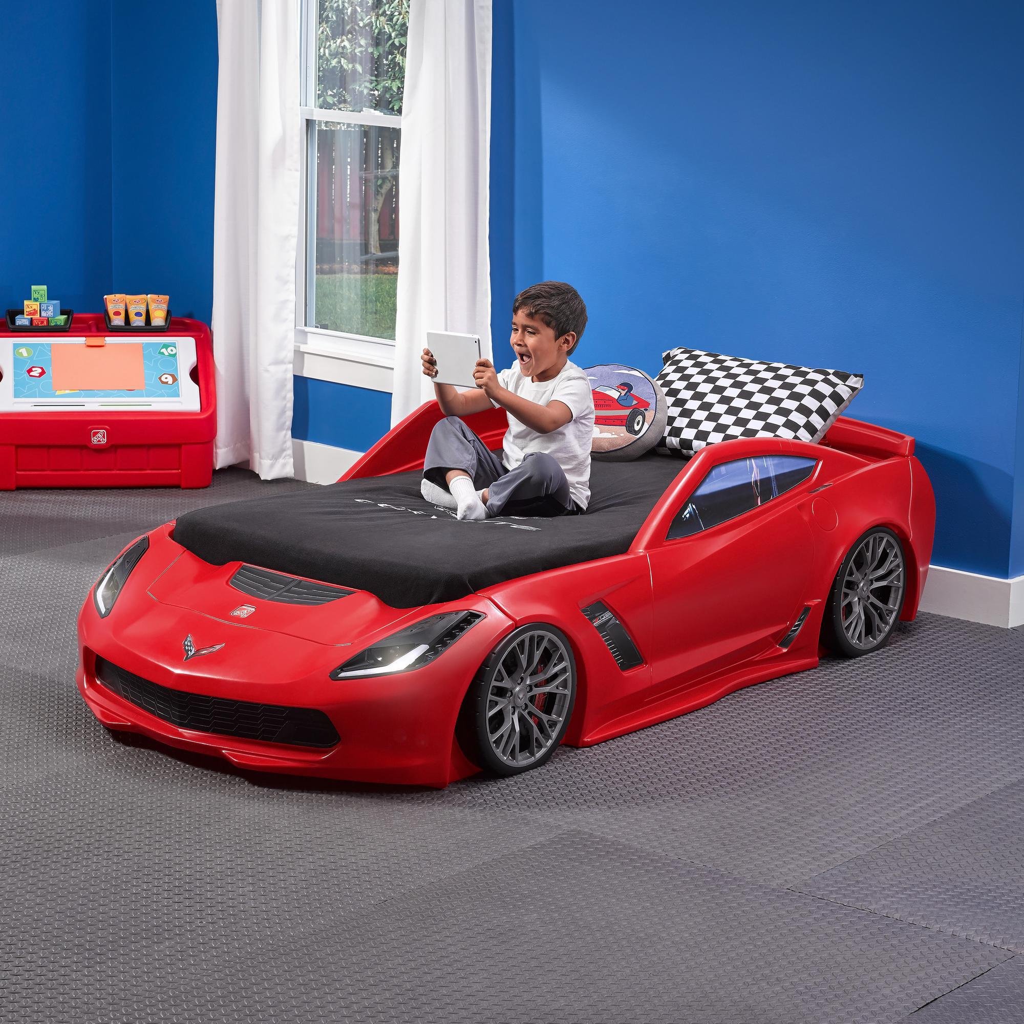 Step2 Corvette Z06 Toddler to Twin Bed with Lights at Argos Reviews
