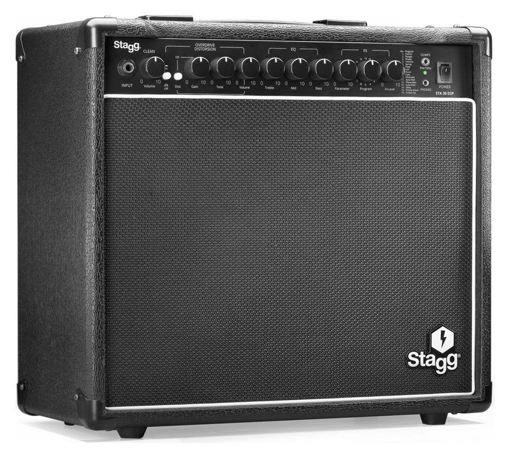 Review of Stagg 30W Guitar Amp with DSP Effects.
