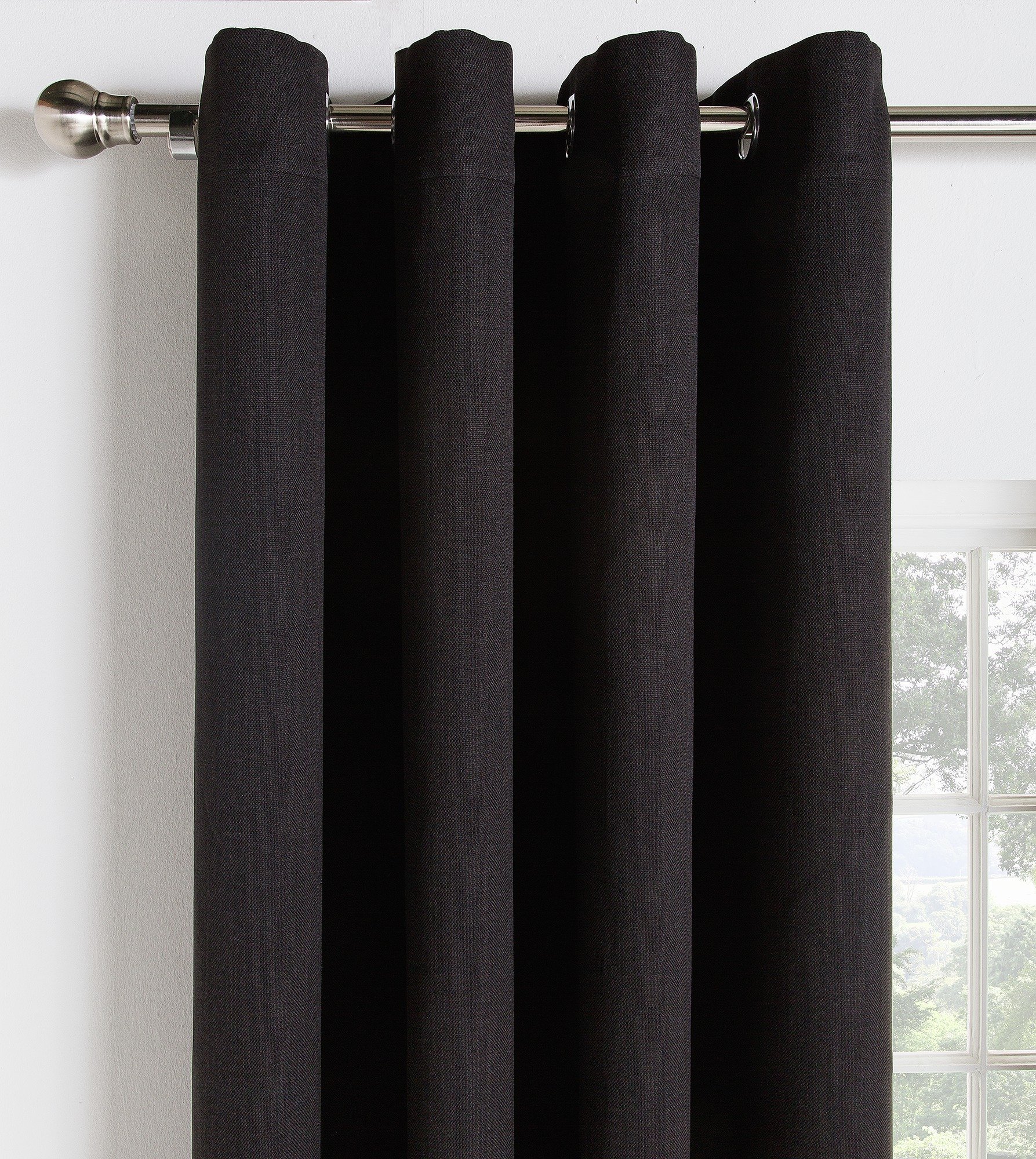 Review of Collection Linen Look Blackout Curtains 168x183cm