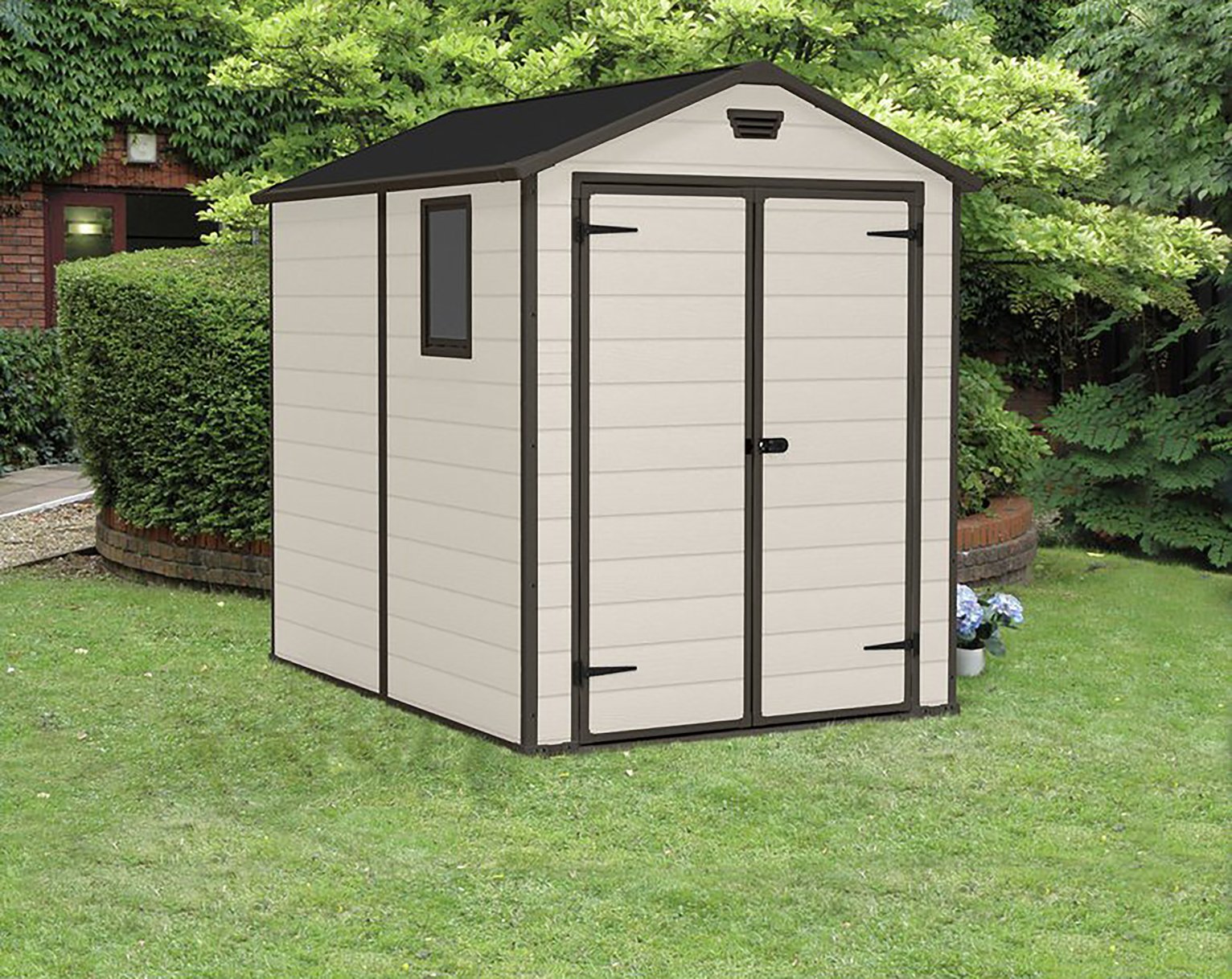 Keter Manor Apex Garden Storage Shed 6 x 8ft Reviews Updated January 2023