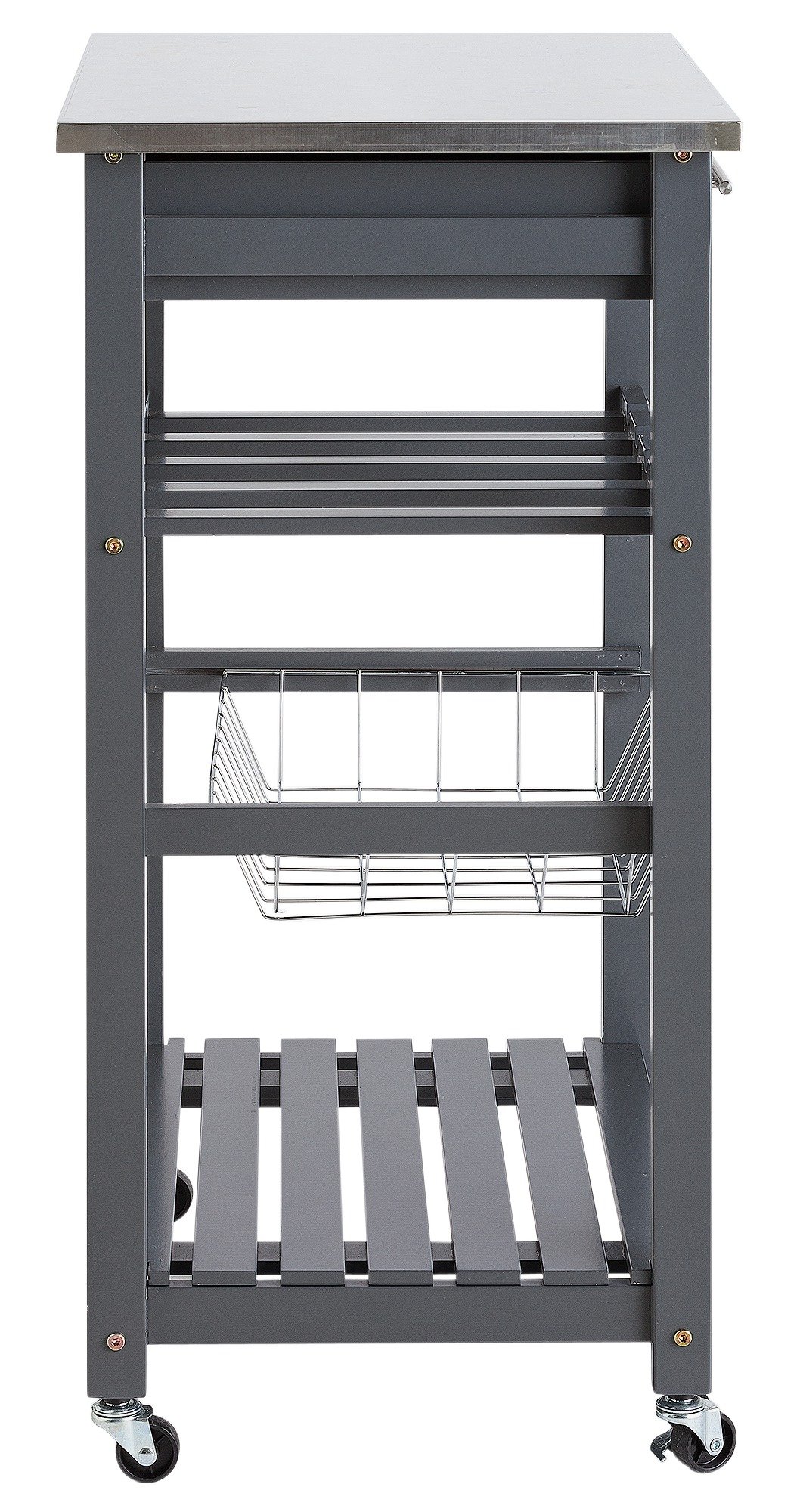 Argos Home Odina Stainless Steel Top Kitchen Trolley Reviews