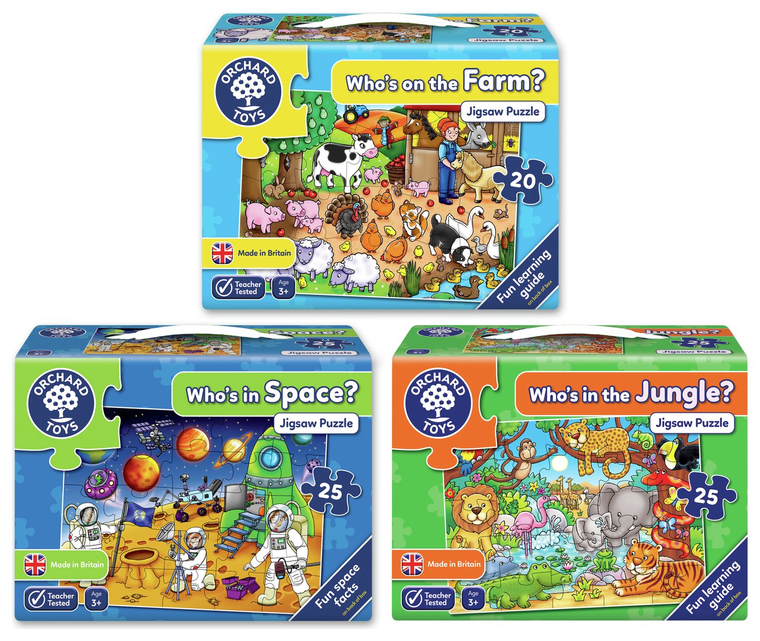 Buy Orchard Toys Fun Early Jigsaw Pack Puzzles and jigsaws Argos