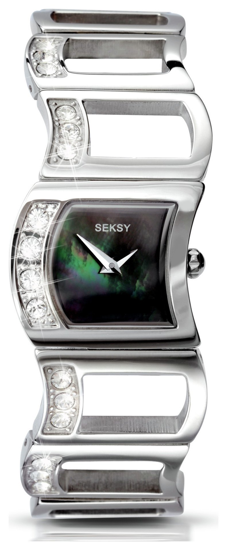 Seksy Ladies' Stainless Steel 4009 Swarovski Crystal Watch (6199063