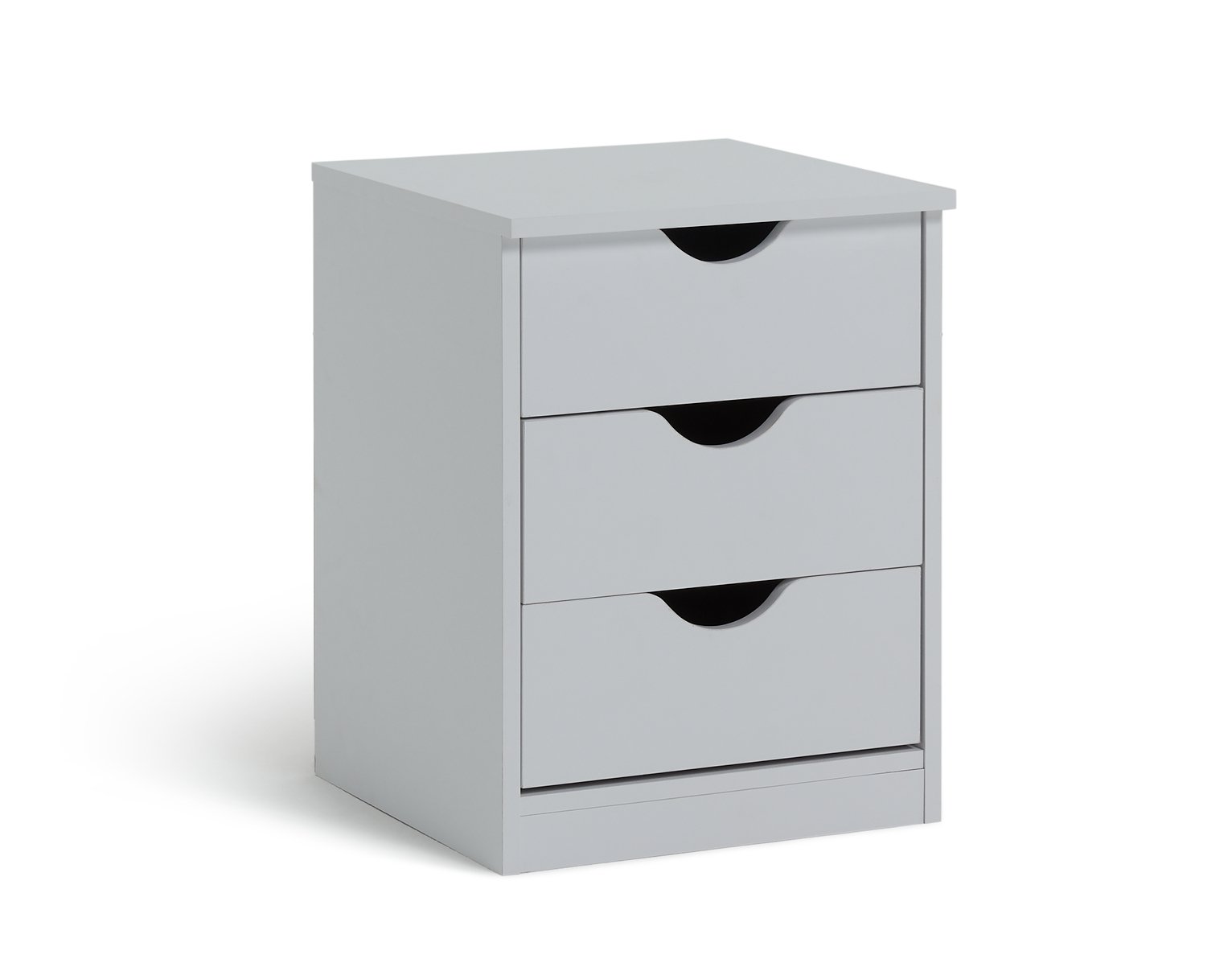 Habitat Kids Pagnell 3 Drawers Bedside Table White (6214175) Argos