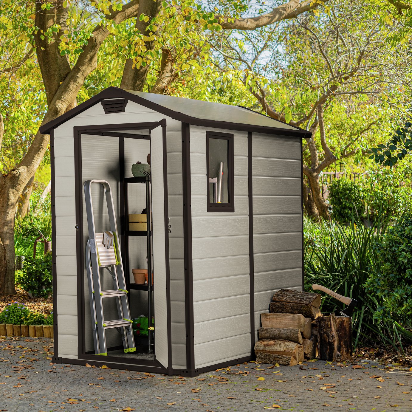 Keter Manor Apex Garden Storage Shed 4 x 6ft Reviews Updated December