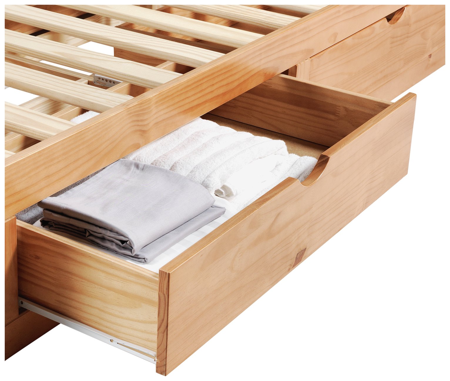 Argos Home Maximus Oak Stained Drawer Bed FrameSmall Double Reviews