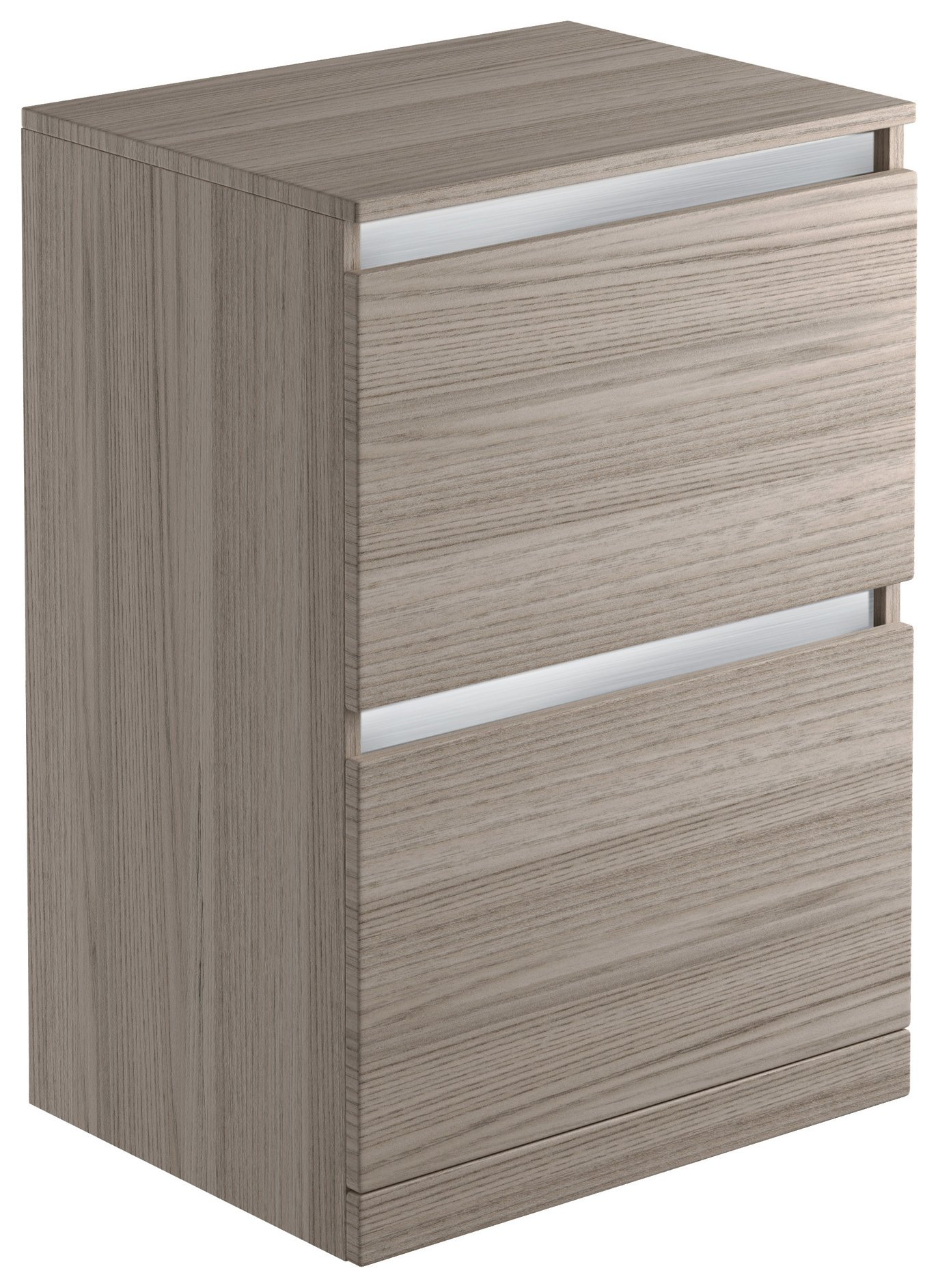 Lavari 2 Drawer Freestanding Vanity Unit Grey Drift (6526423) Argos