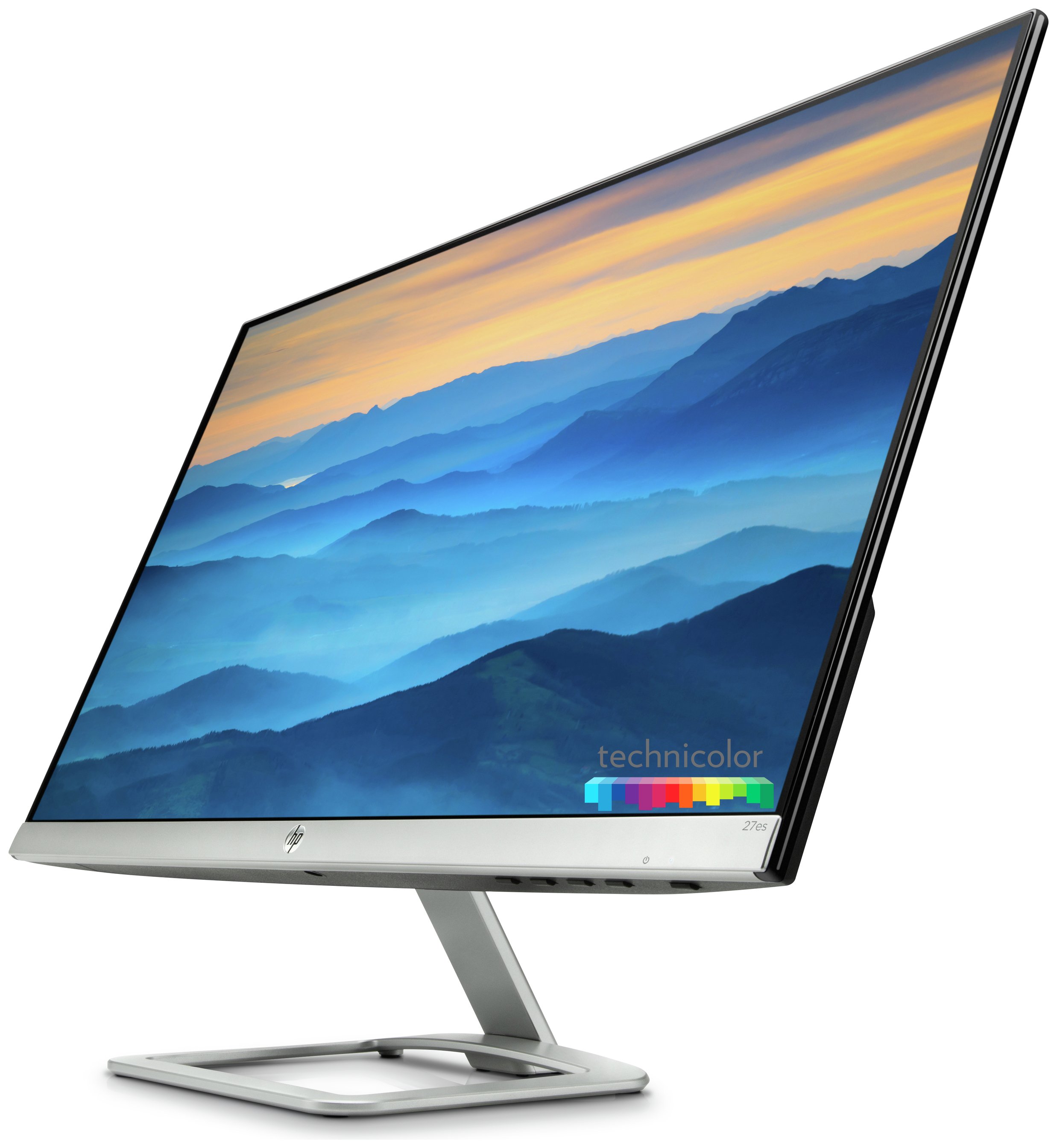 HP 27ES (27 inch) Thin Full HD Technicolour PC Monitor (6683469