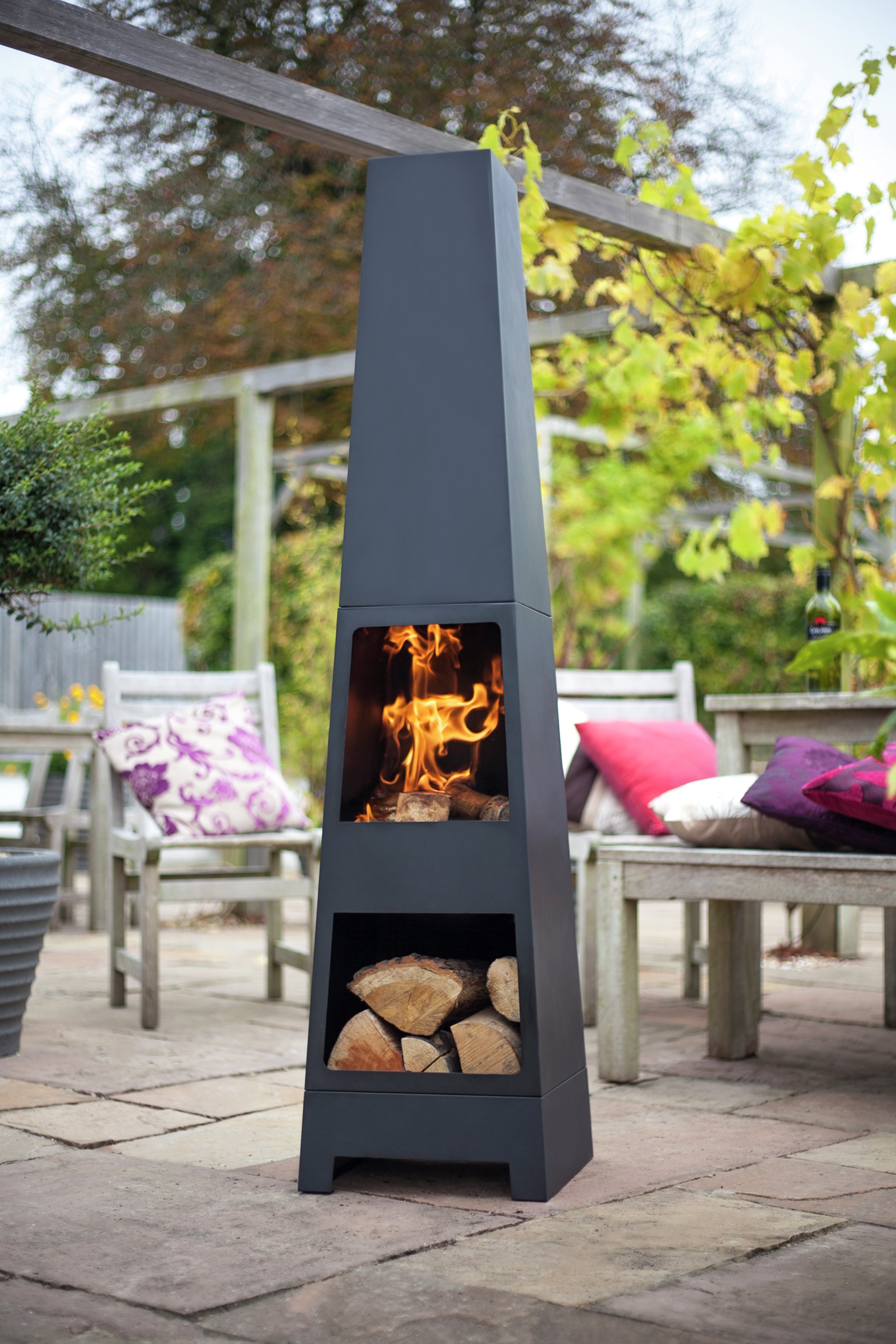 La Hacienda Malmo Steel Chiminea (6776259) Argos Price Tracker