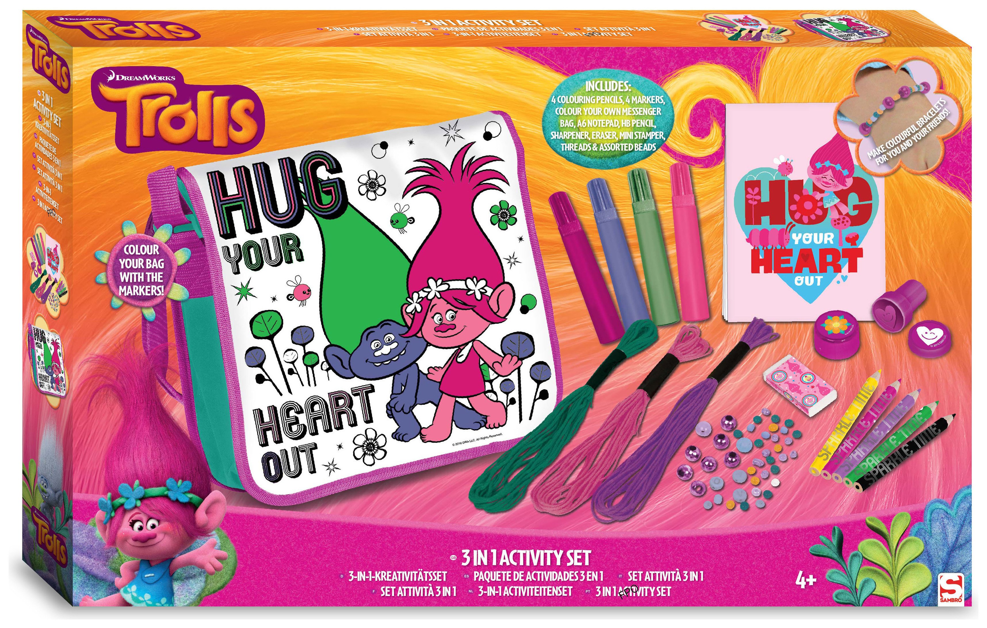 Trolls 3 in 1 Creativity Set (6779768) Argos Price Tracker