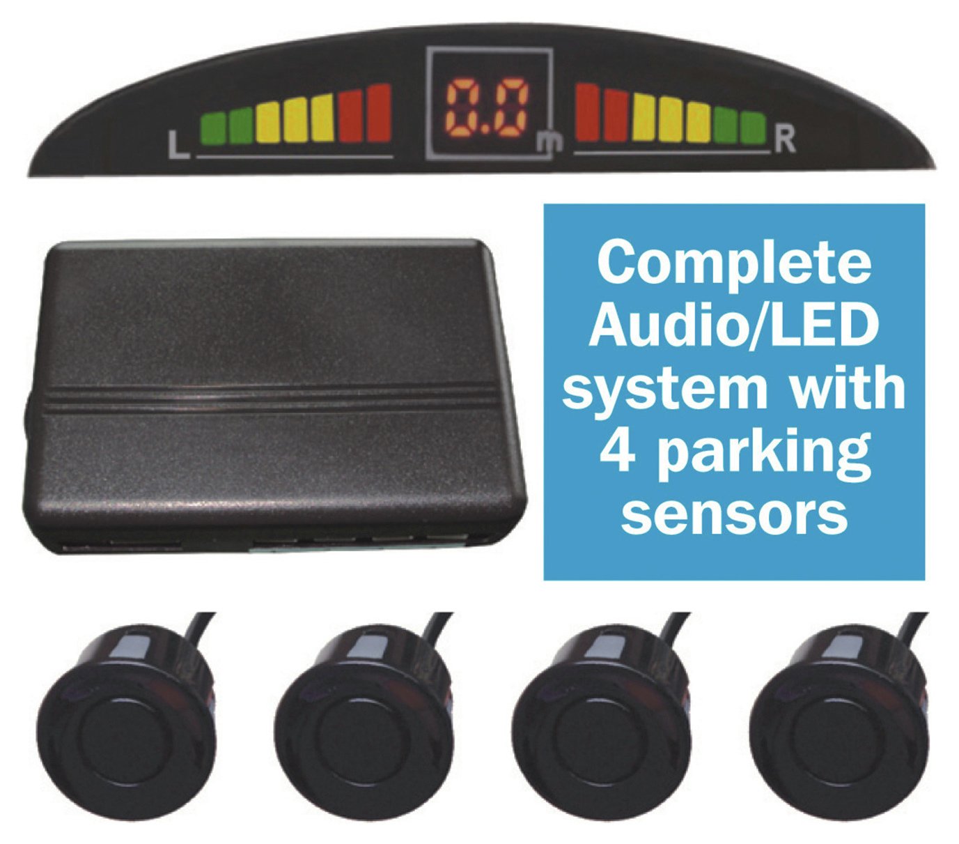 Review of Streetwize 12v Reverse Parking Kit.