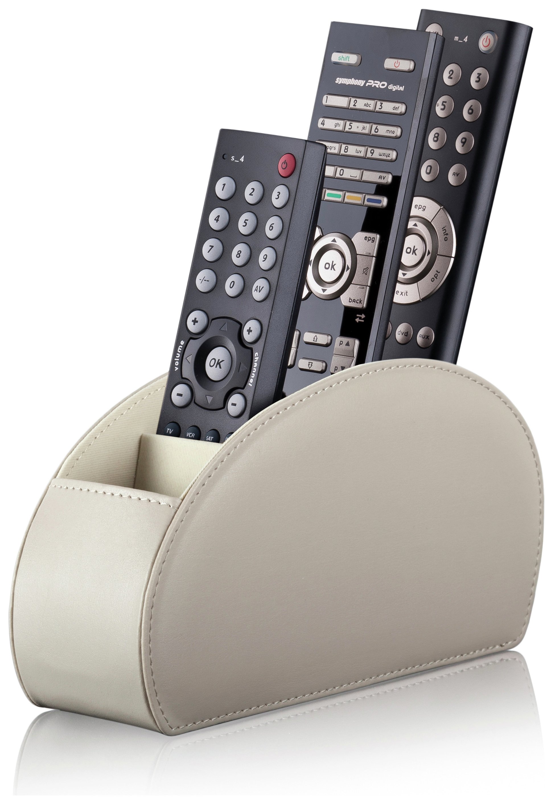 Connected Essentials Luxury Remote Holder Beige. Review