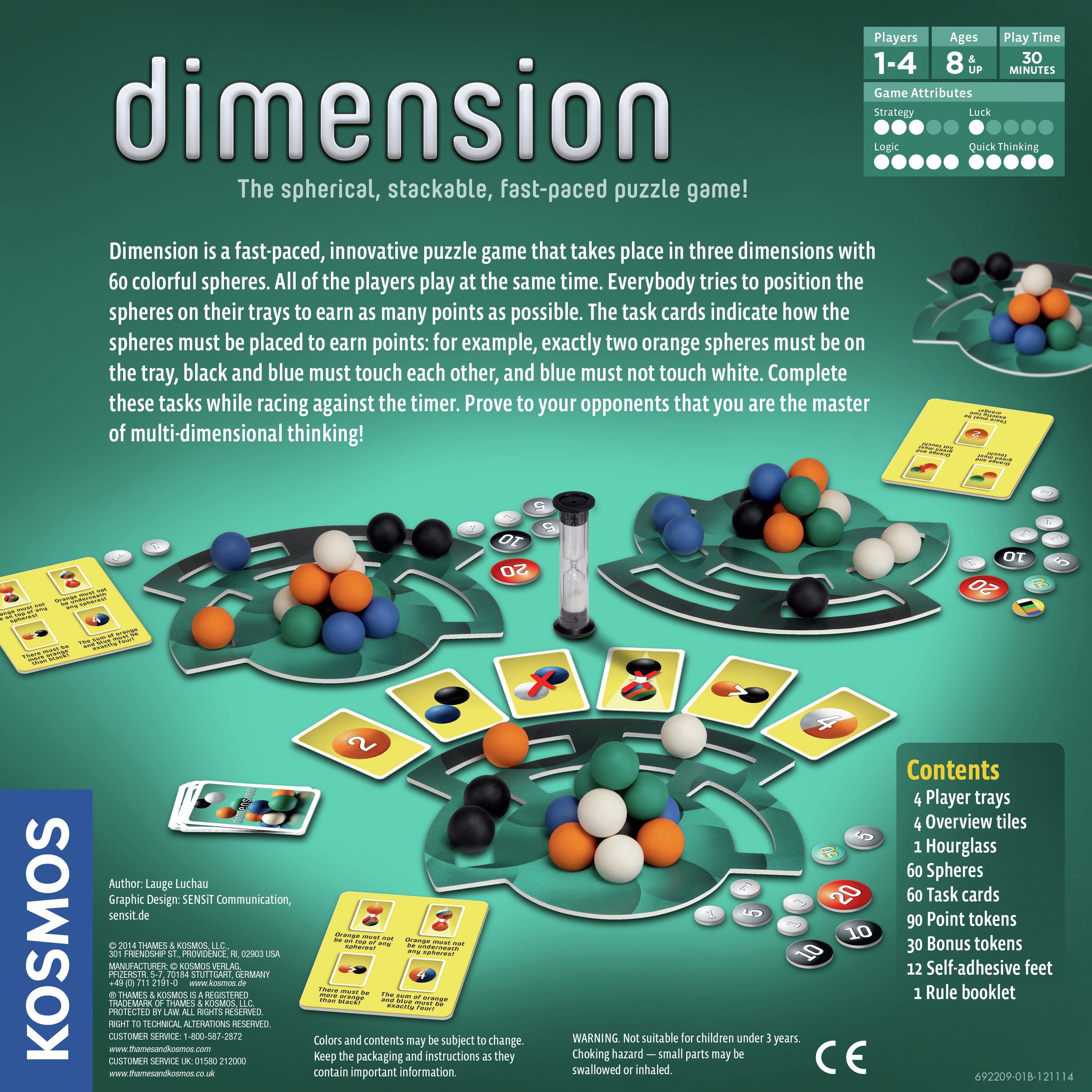 Thames and Kosmos Dimension Puzzle Team. Reviews