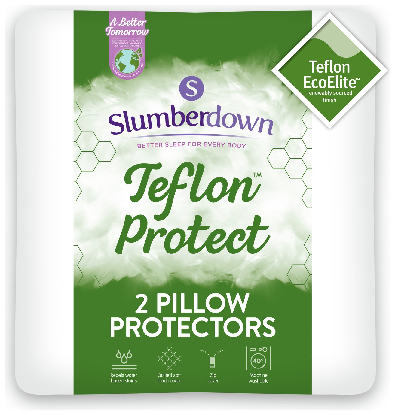 Slumberdown Teflon Protection Pillow Protector Pair Reviews
