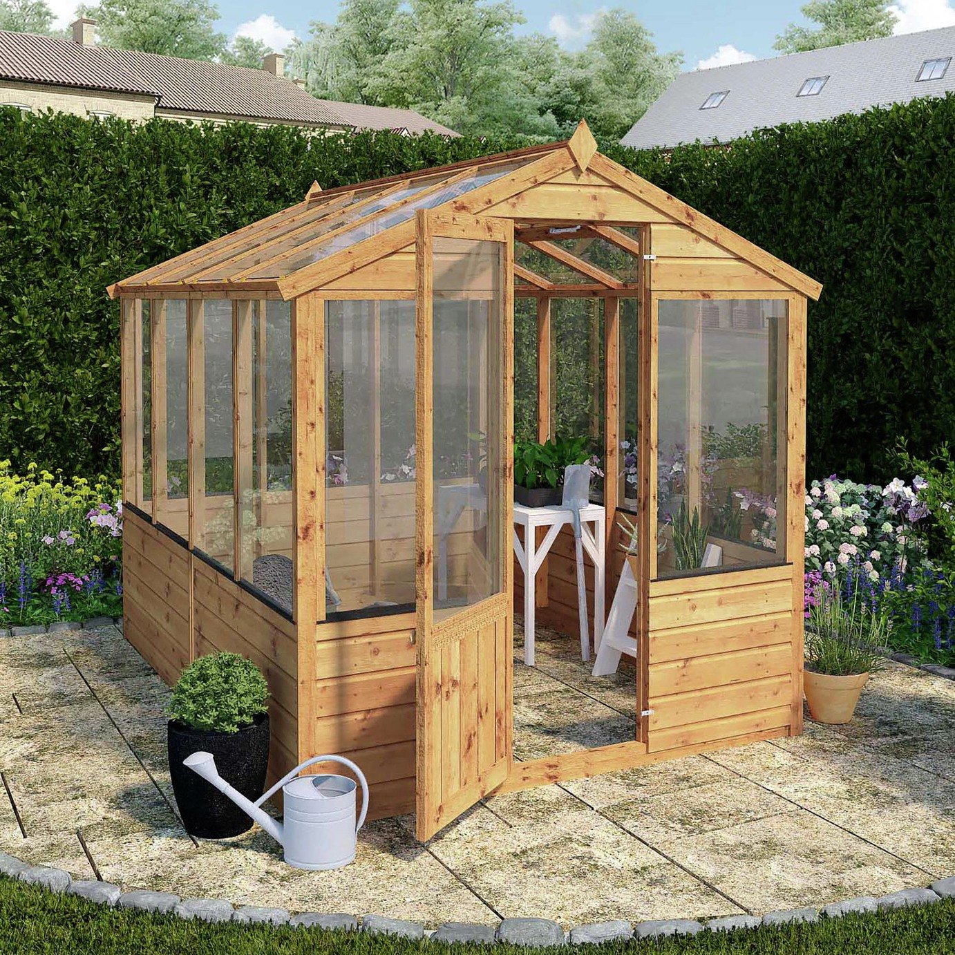 Mercia 8ft x 6ft Traditional Greenhouse. at Argos Reviews