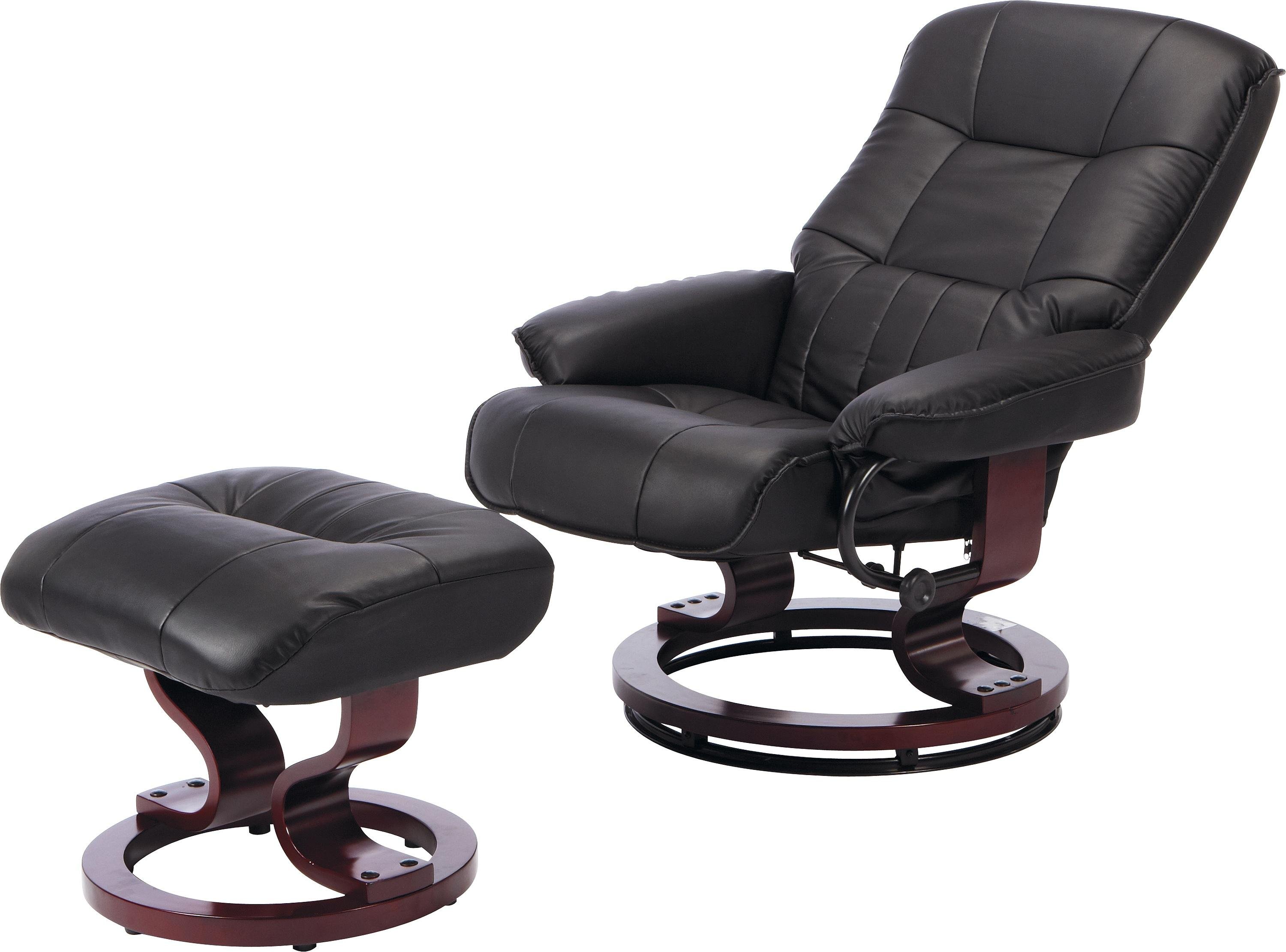 Argos Home Santos Leather Eff Recline Chair/Footstool Reviews