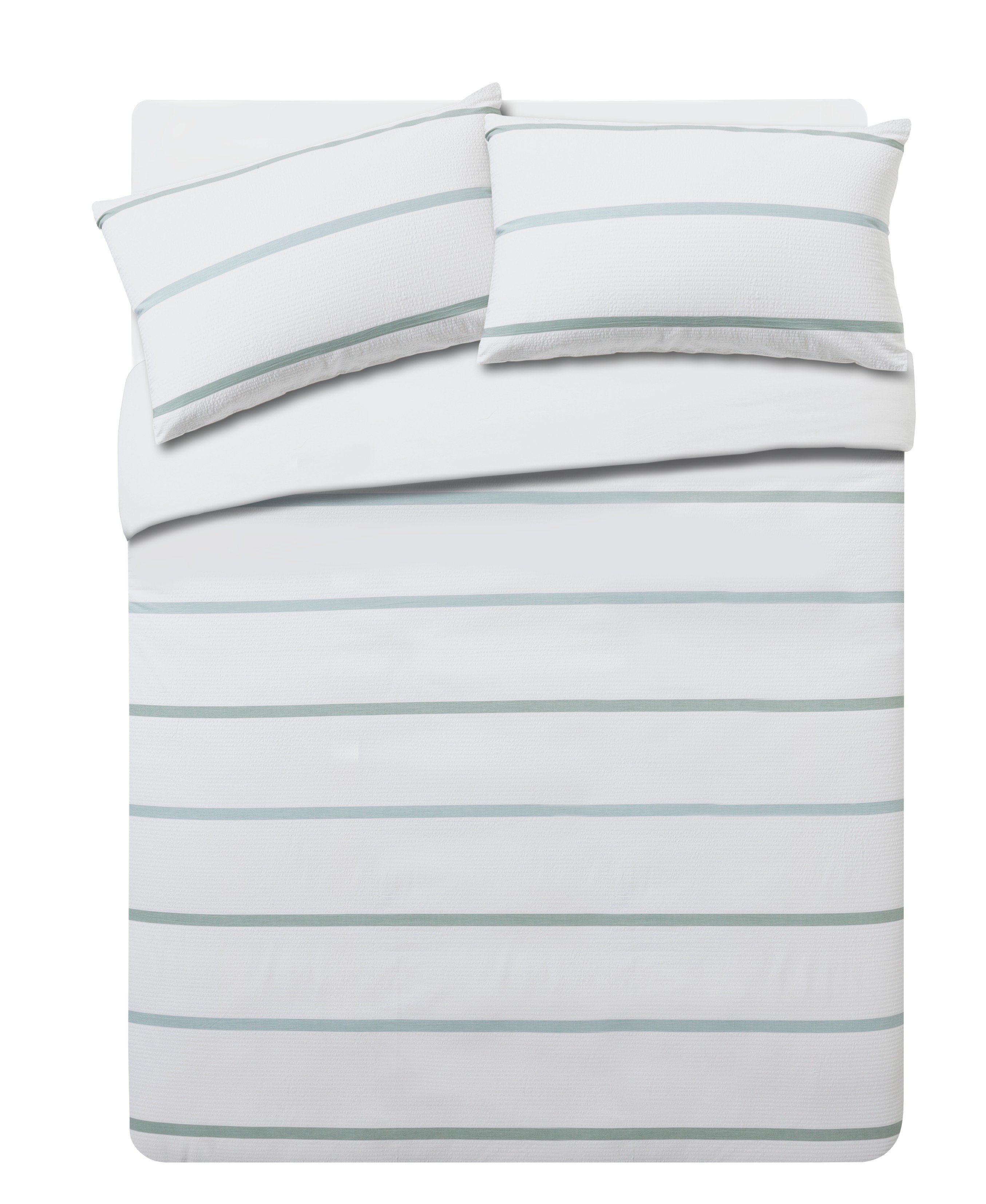 Argos Home Evan Green Stripe Bedding Set Reviews