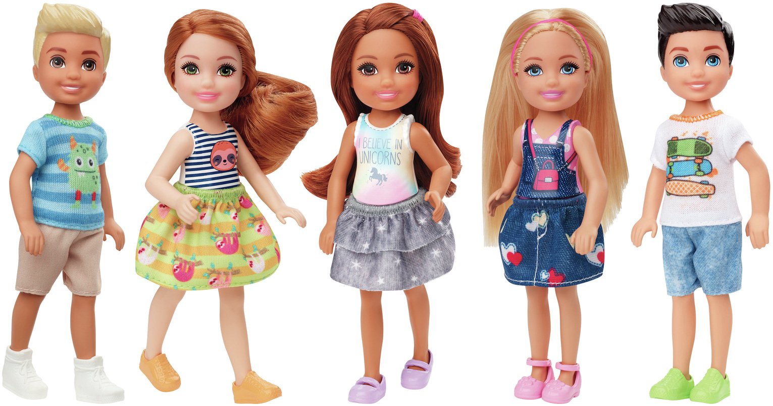 Barbie Club Chelsea 2 Pack Doll Assortment 5inch/13cm (6981192