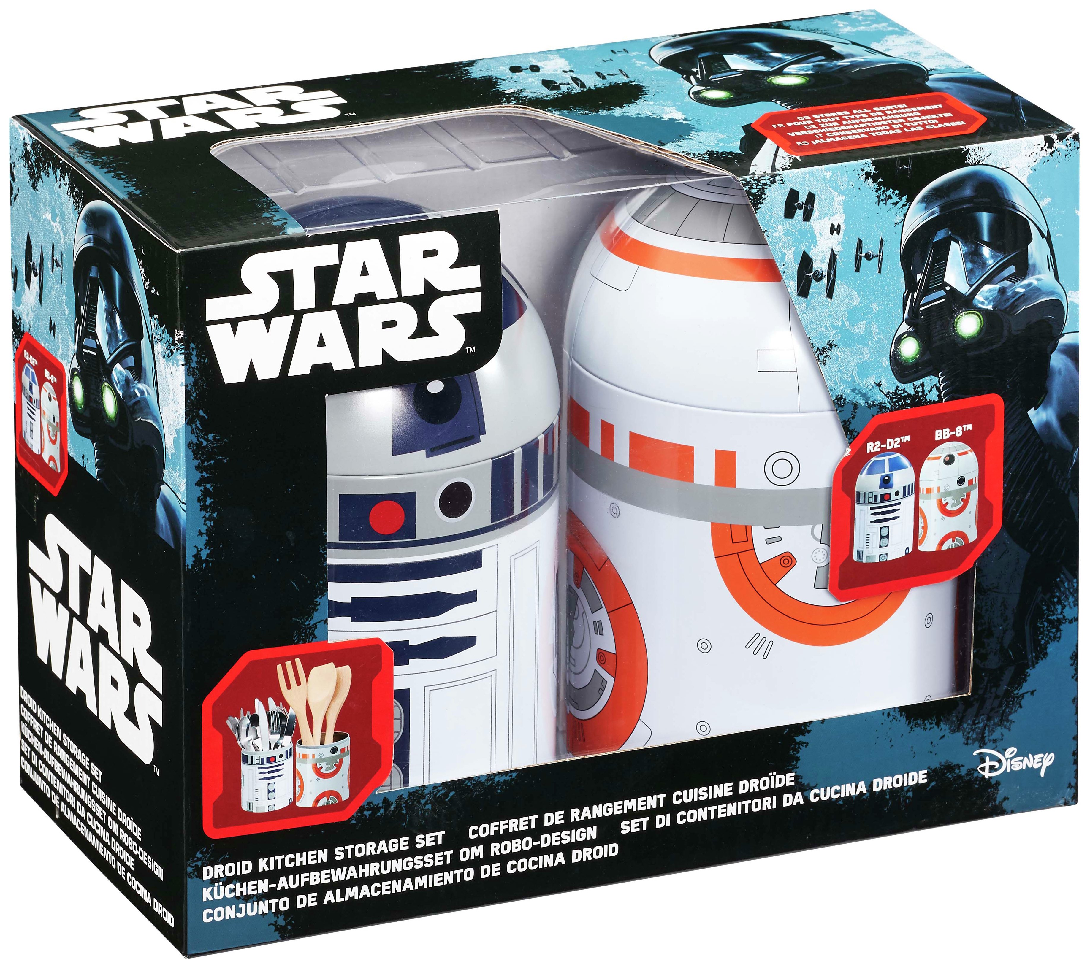 Star Wars BB8 and R2D2 Kitchen Storage Sets (6989613) Argos Price