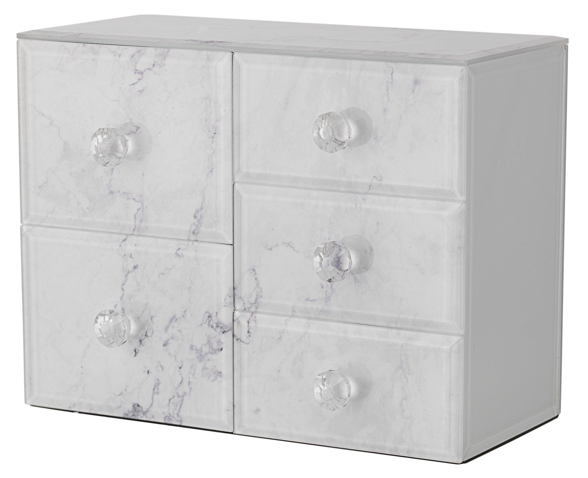Medium Glass Marble Effect Jewellery Box (6990901) Argos Price