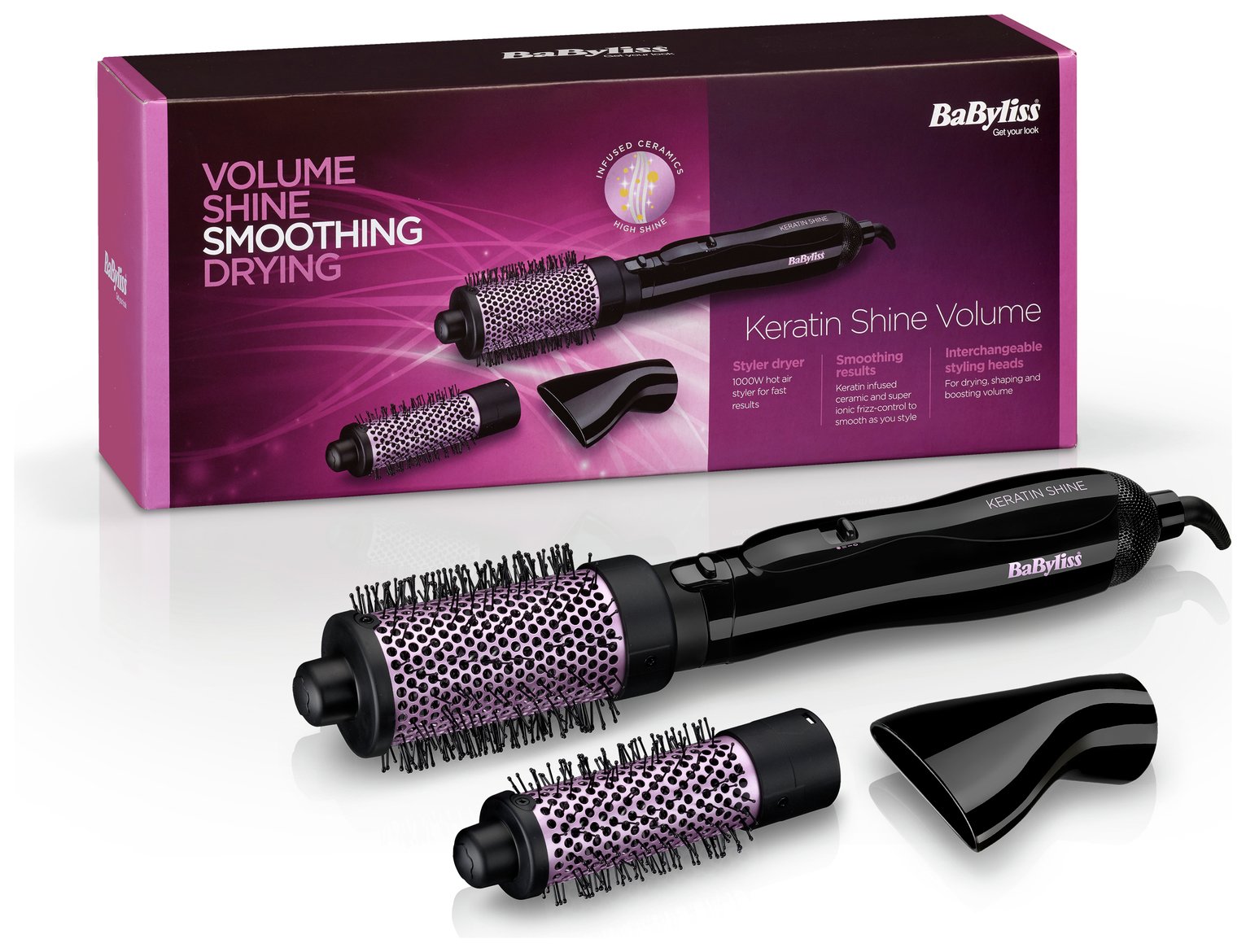 BaByliss 2993KU Keratin Shine Volume Hot Air Styler Reviews