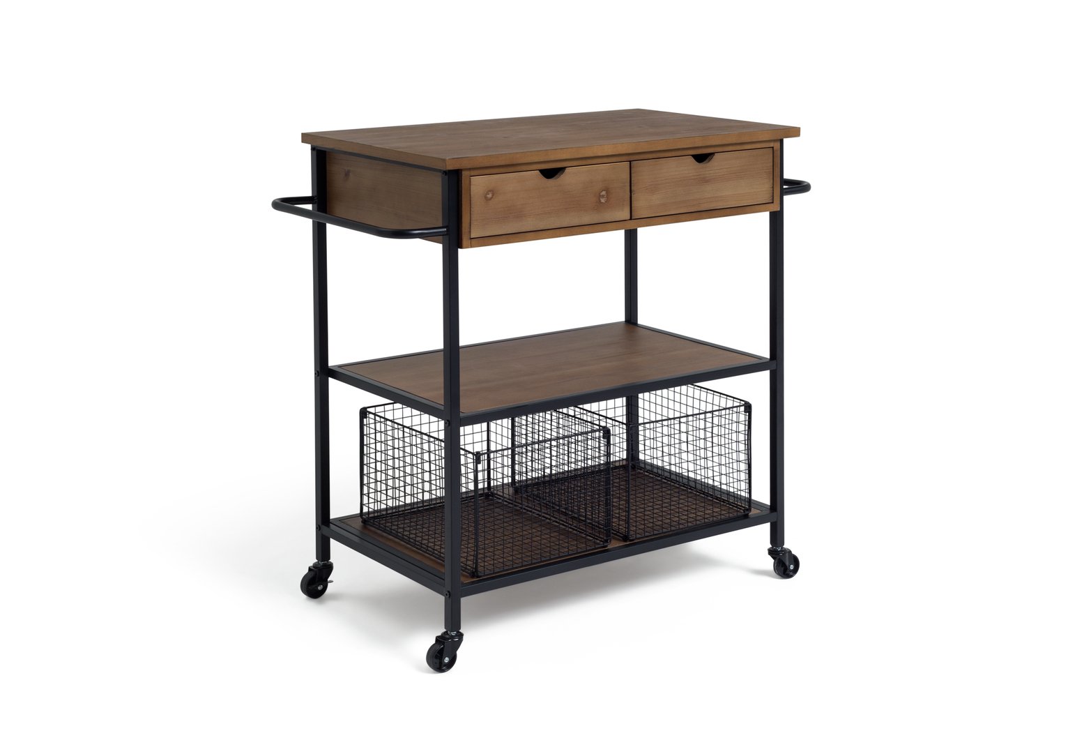 Habitat Metal and Wood Kitchen Trolley (8881300) Argos Price Tracker