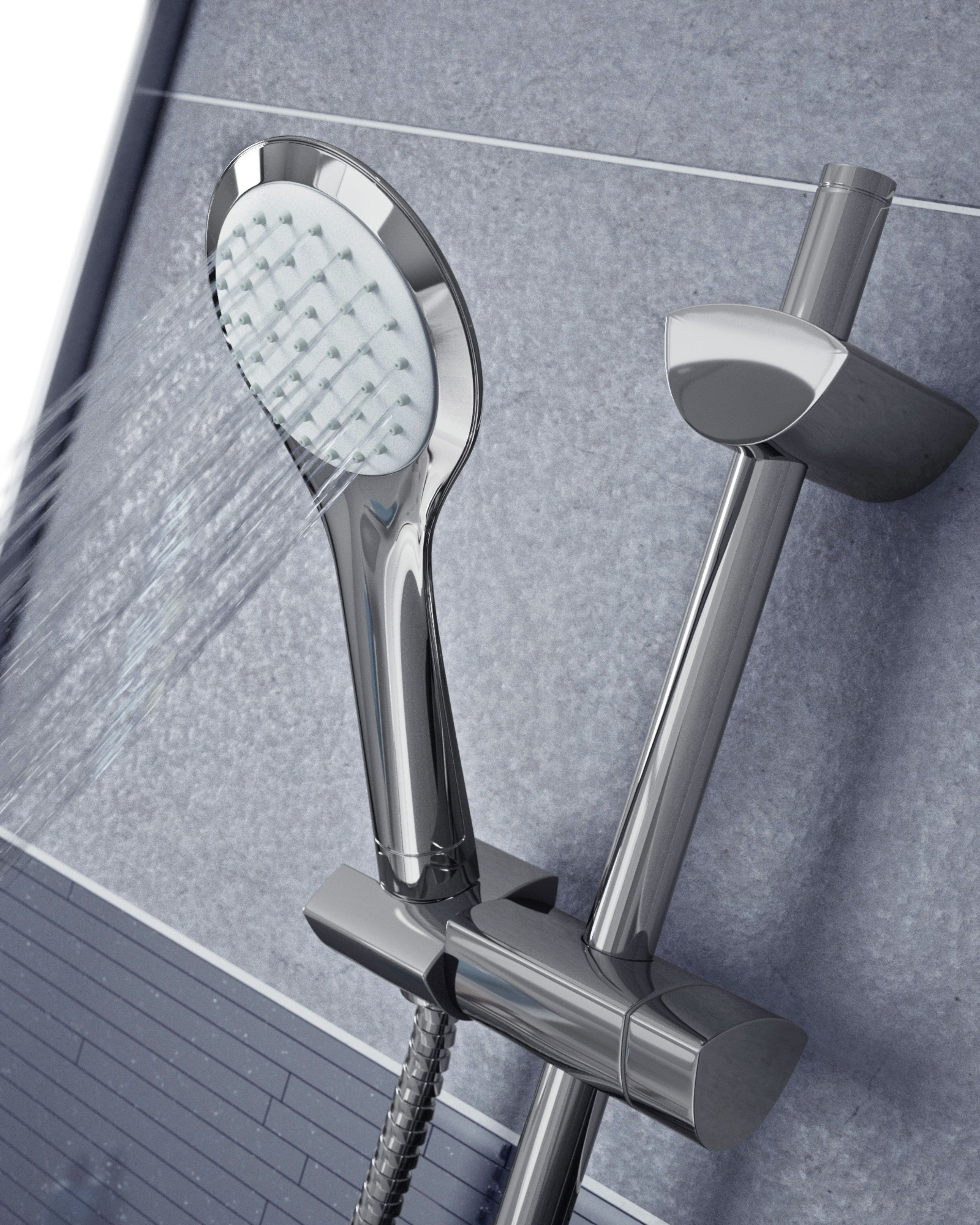 Bristan Sonique Thermostatic Shower with Riser Kit Chrome Reviews