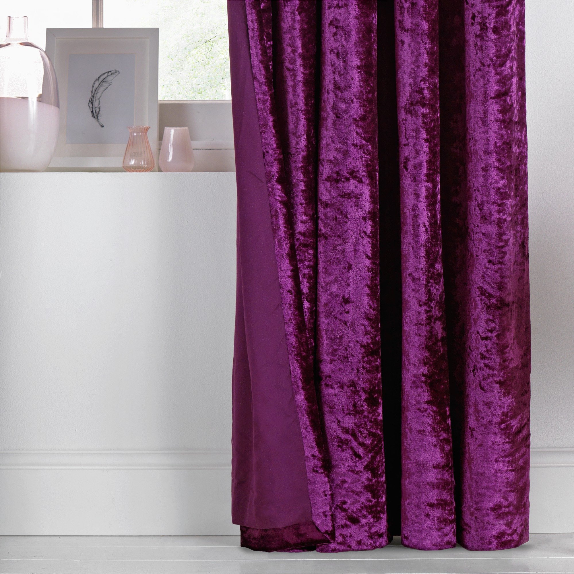 Argos Home Cara Velvet Lined Curtains 117x137 Reviews