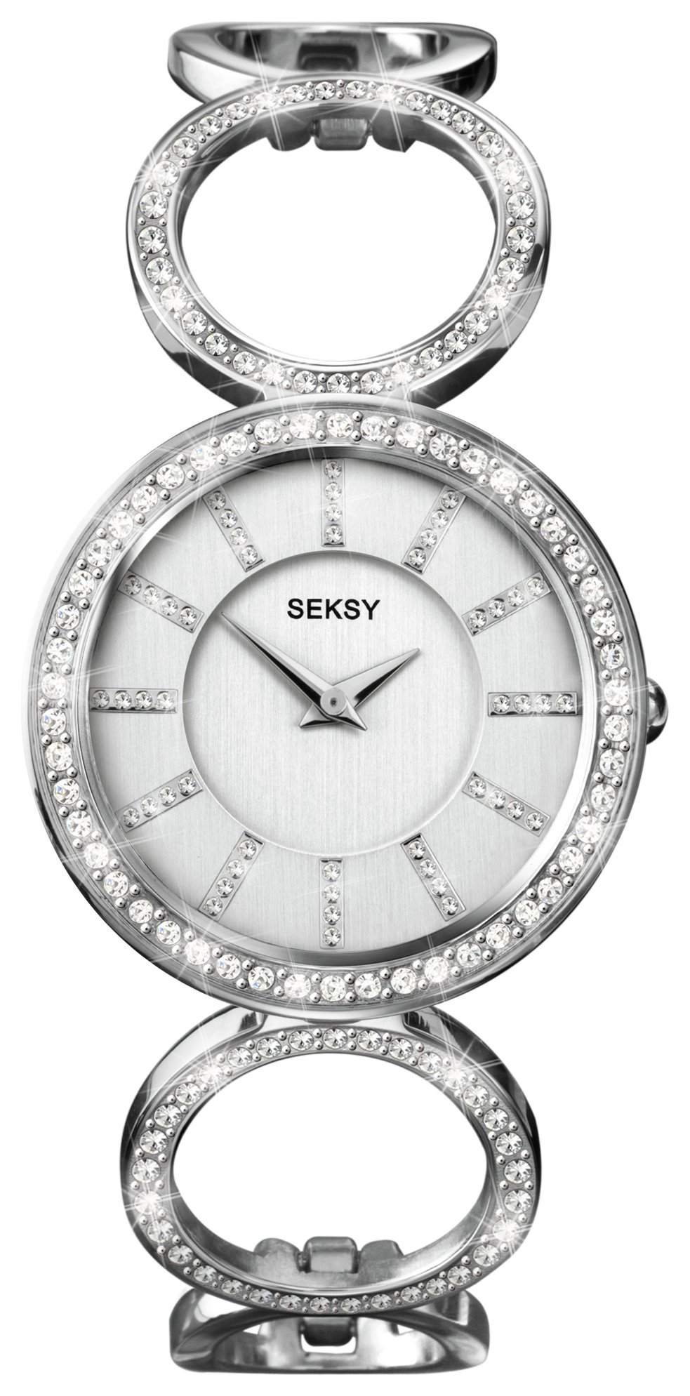 Seksy Ladies' 4720 Pearl Dial Stone Set Bracelet Watch Reviews