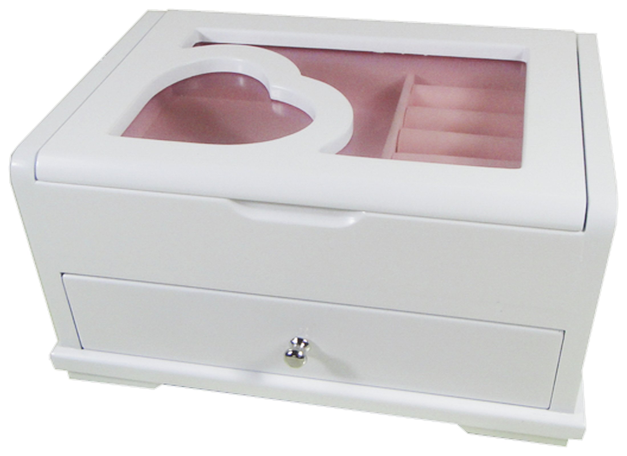 White Heart Wooden Jewellery Box (7038635) Argos Price Tracker