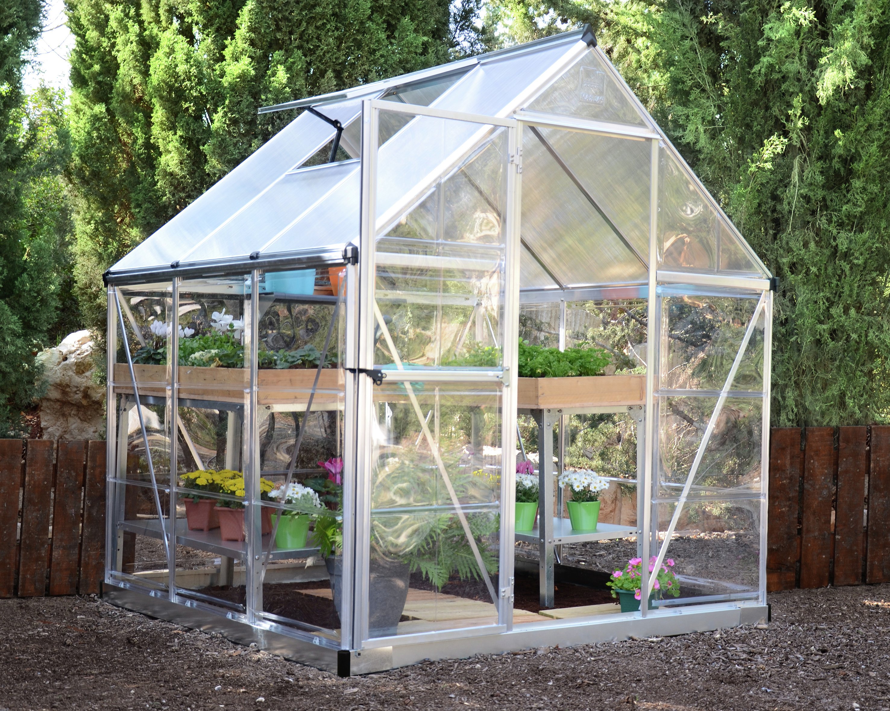 Mill Poly twinwalled 6 x 6ft Greenhouse at Argos Reviews