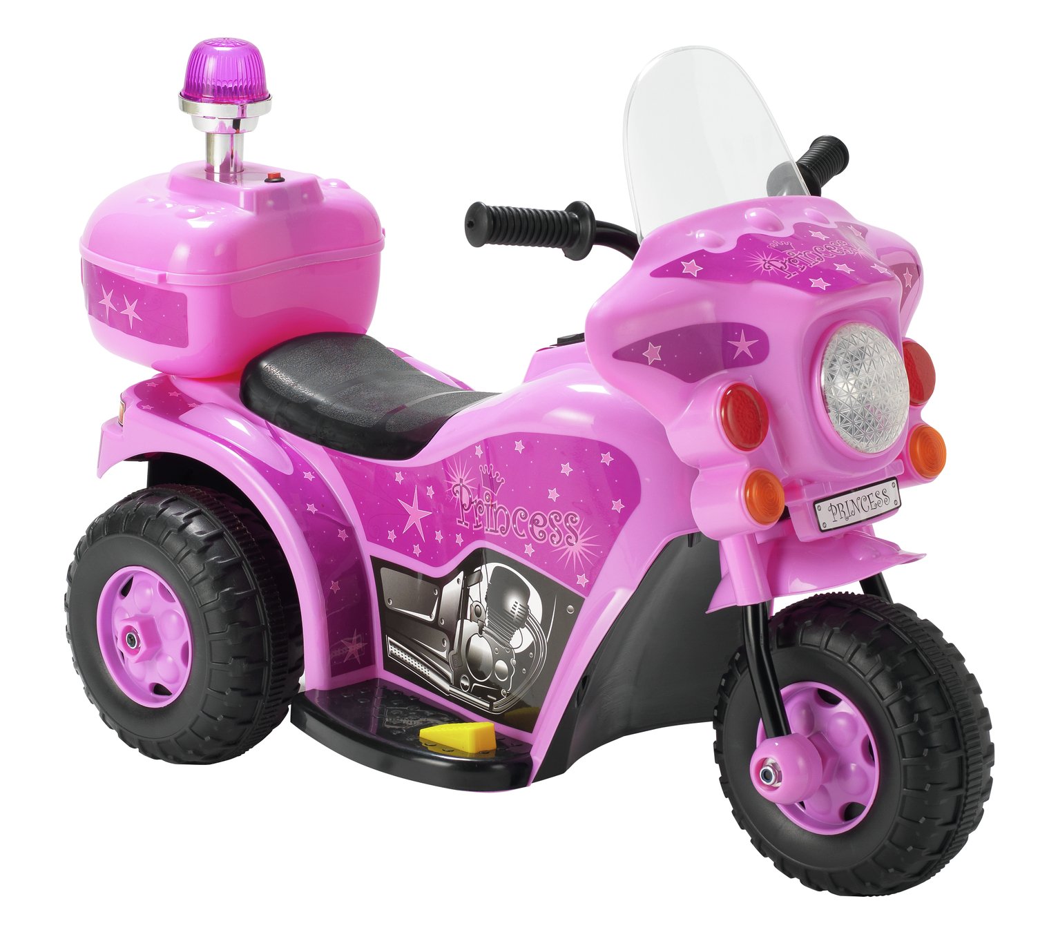 Chad Valley 6V Princess Stardom Bike Powered Ride On (7064843) Argos
