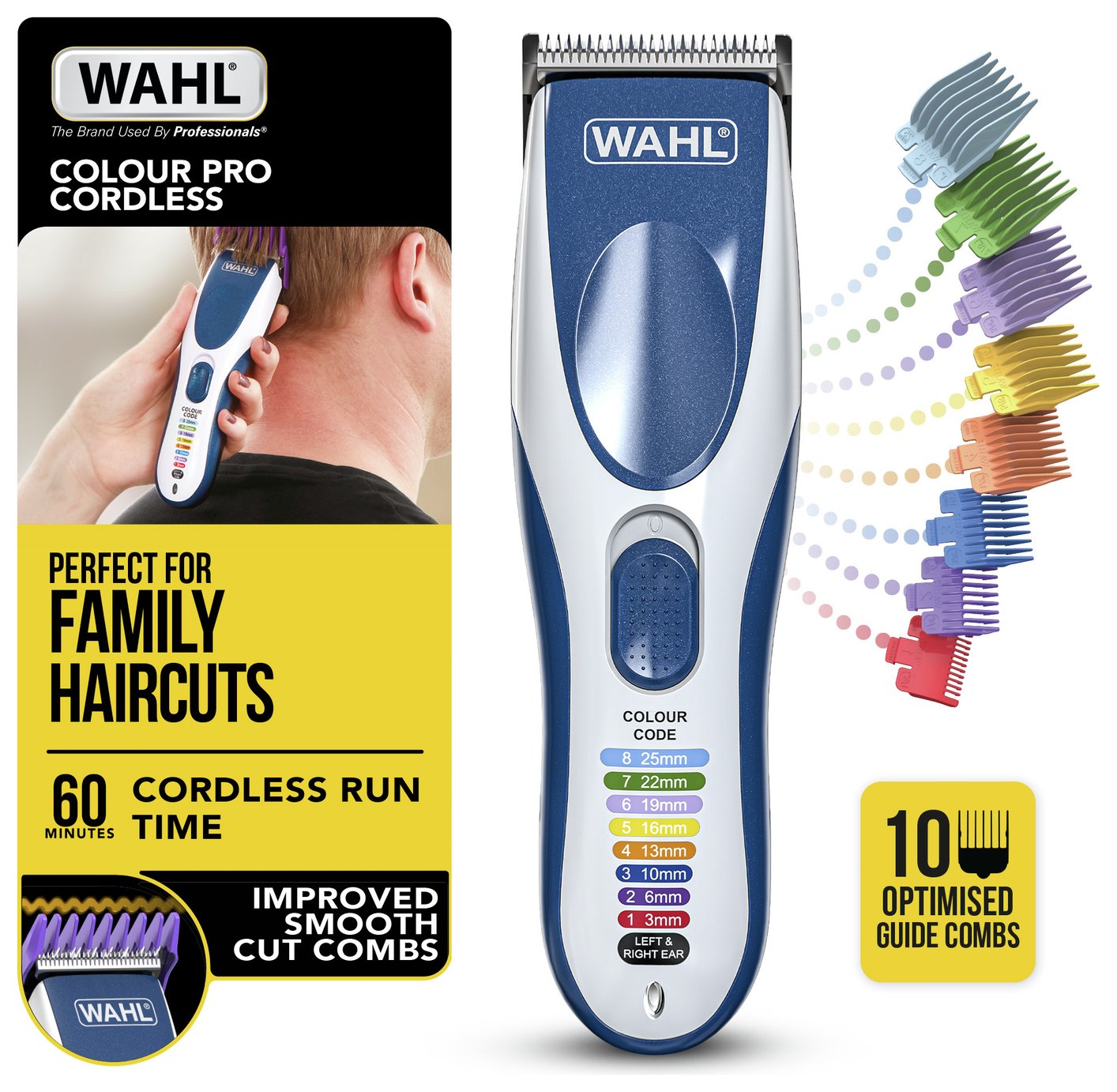 Wahl Colourpro Cordless Clipper 9649017X Reviews