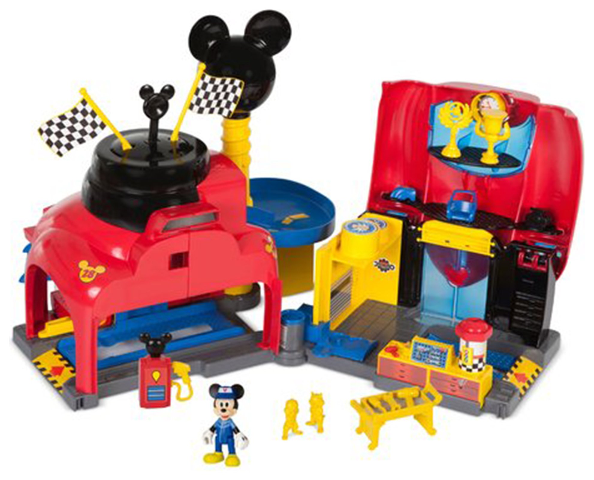 Mickey and the Roadster Racers Garage (7095472) Argos Price Tracker