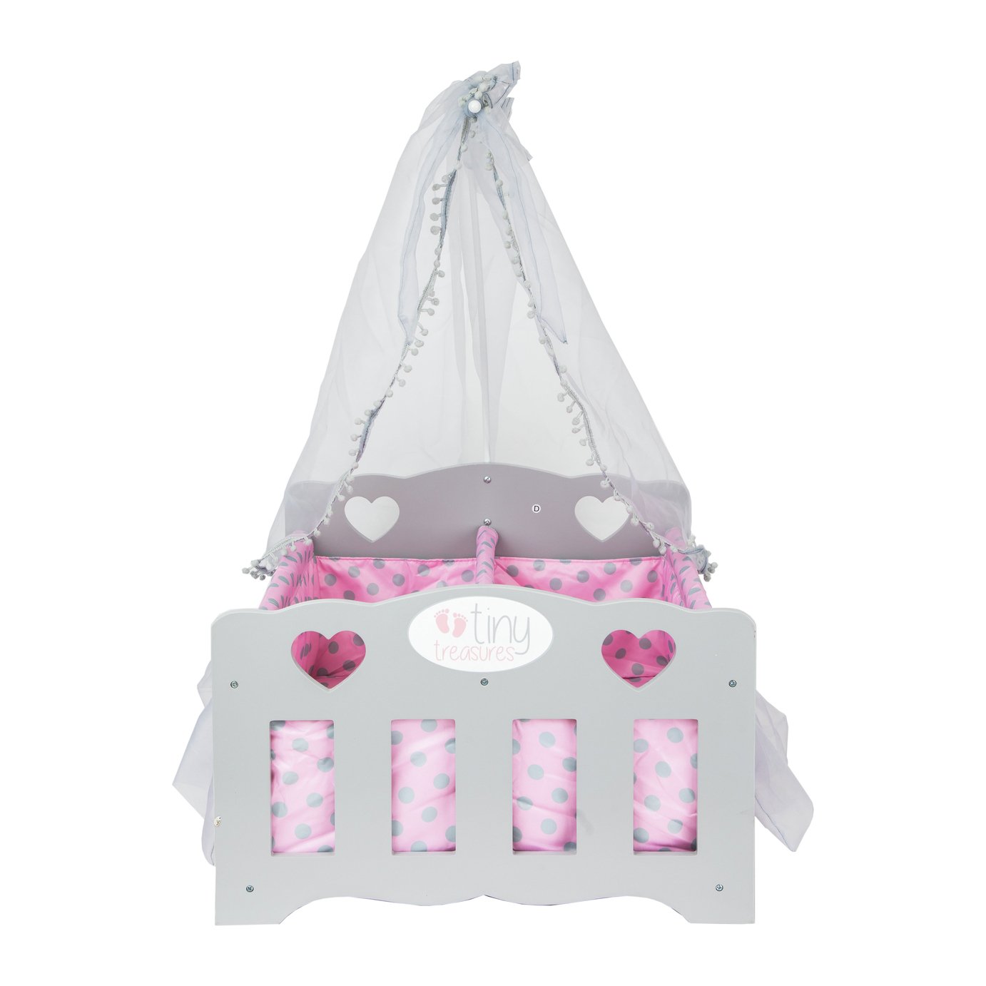 Chad Valley Tiny Treasures Wooden Double Baby Cot Reviews