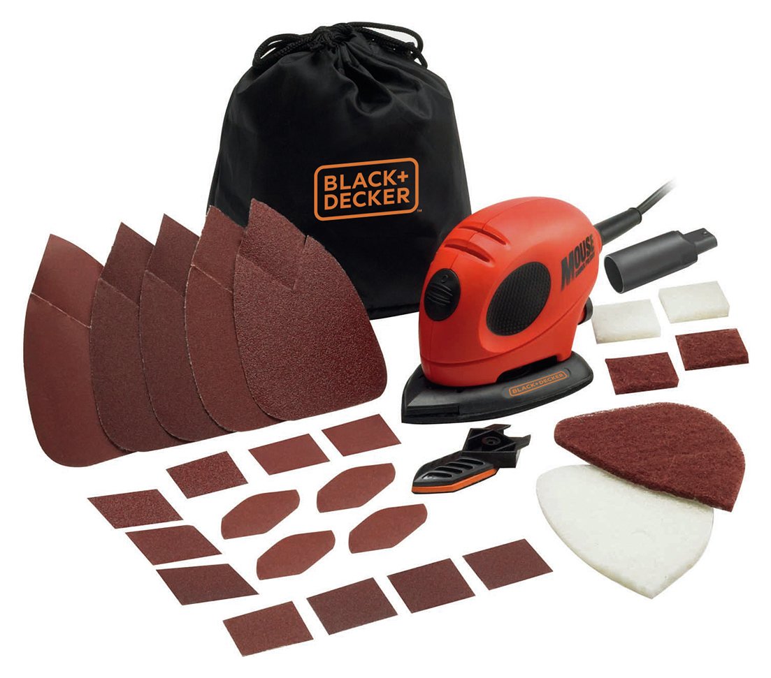 Black & Decker Mouse Detail Sander with Accessories 55W (7112221