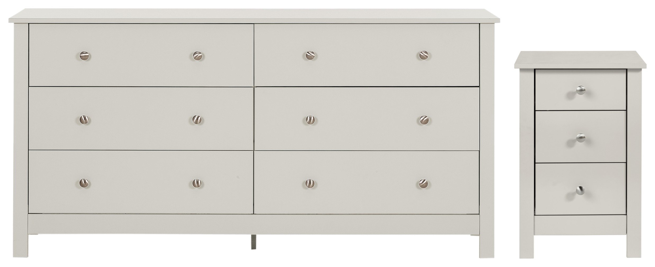 Argos Home Osaka Bedside & 3+3 Drawer Package Reviews