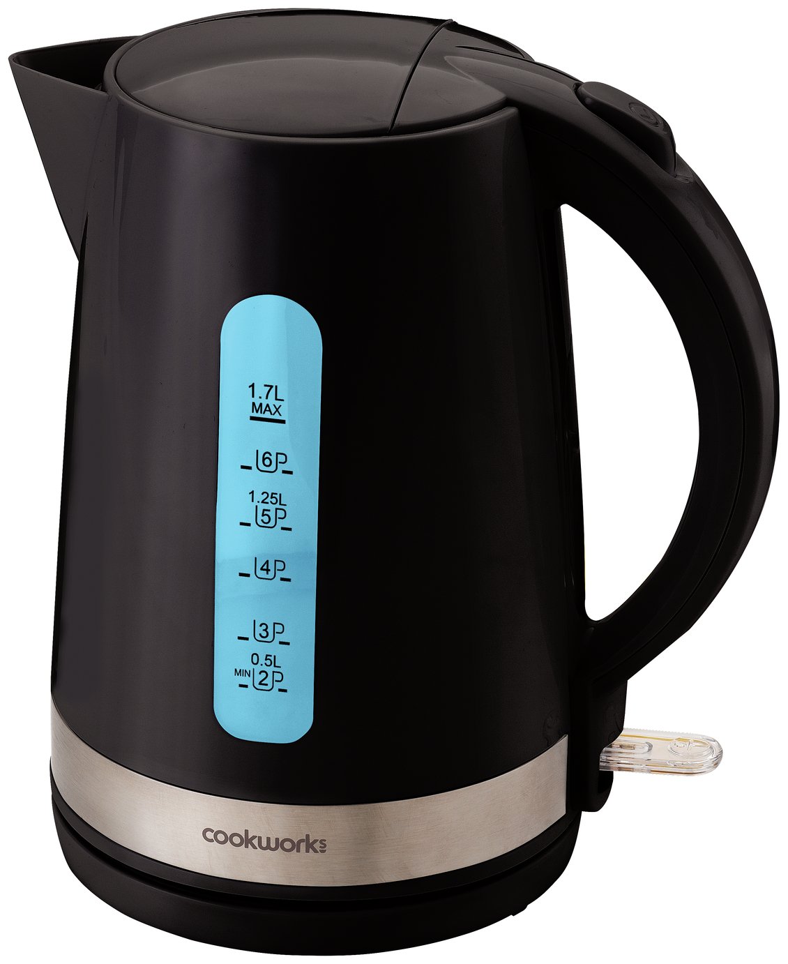 Cookworks Illumination Kettle Black (7156490) Argos Price Tracker
