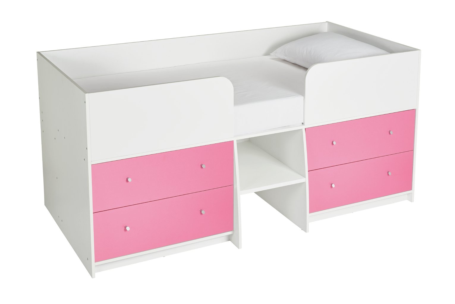 Argos Home Malibu Pink & White Shorty Mid Sleeper Reviews