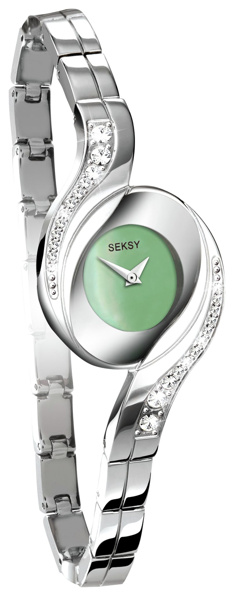 Seksy Ladies' 4881 Green Dial Bracelet Watch Reviews