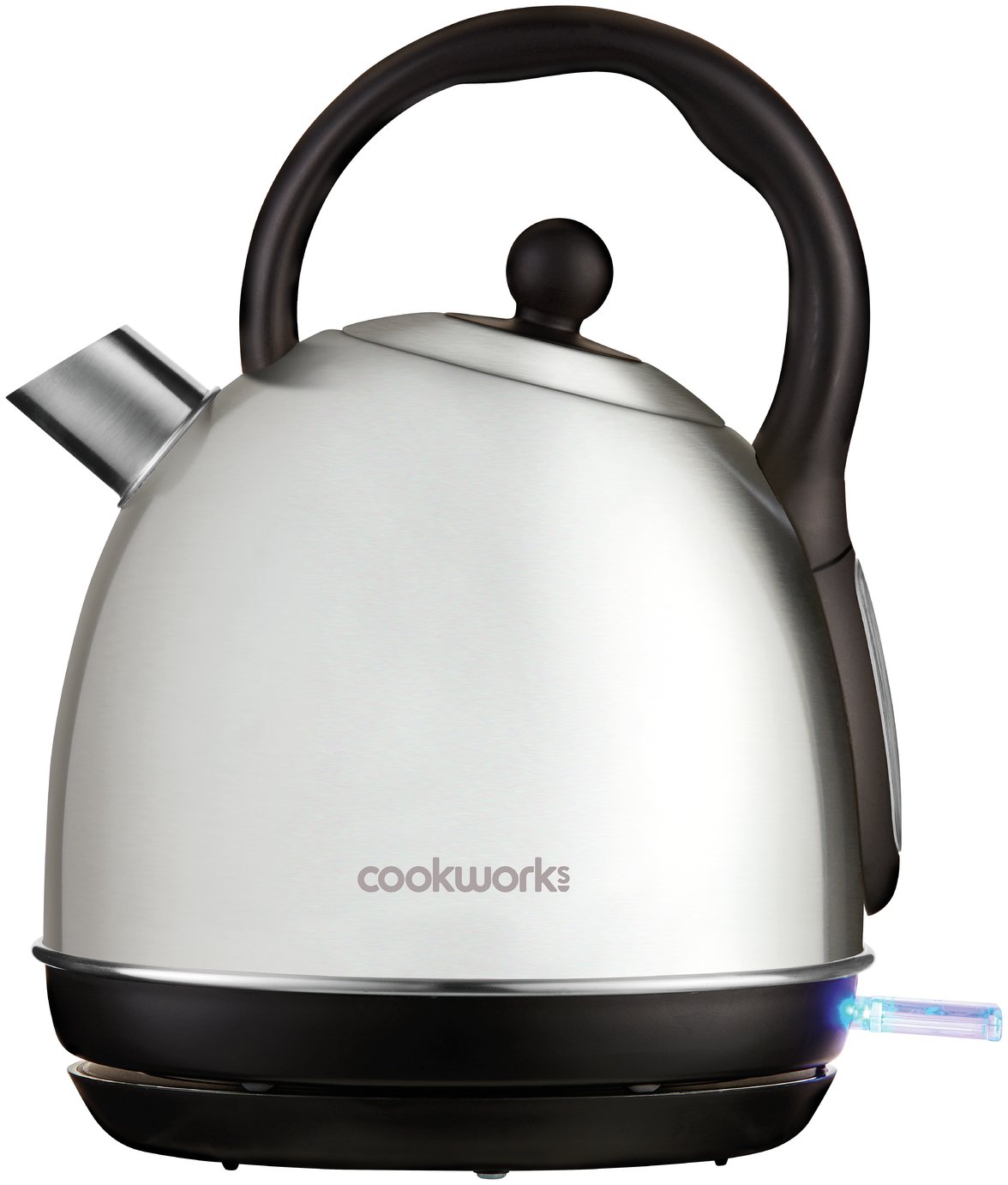 Cookworks Traditional Kettle Attractive StainlessSteel Brushed