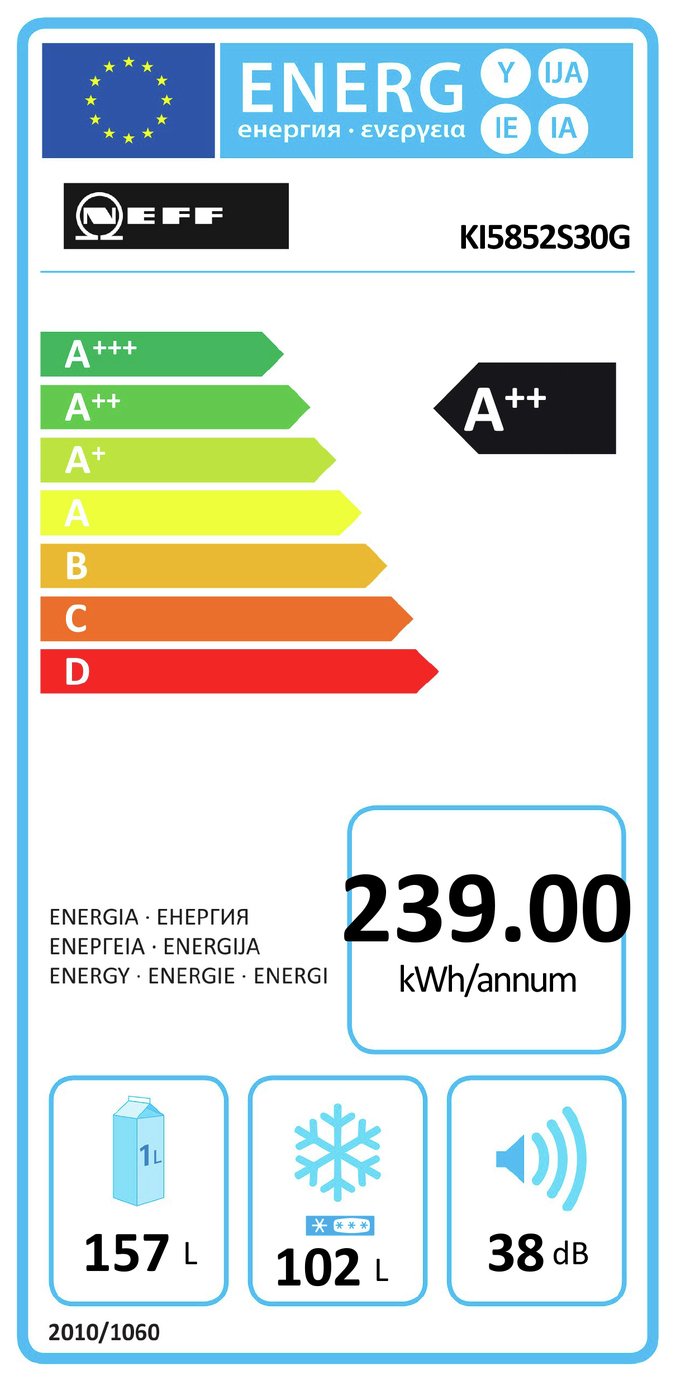 Neff KI5852S30G Tall Integrated Fridge Freezer Reviews