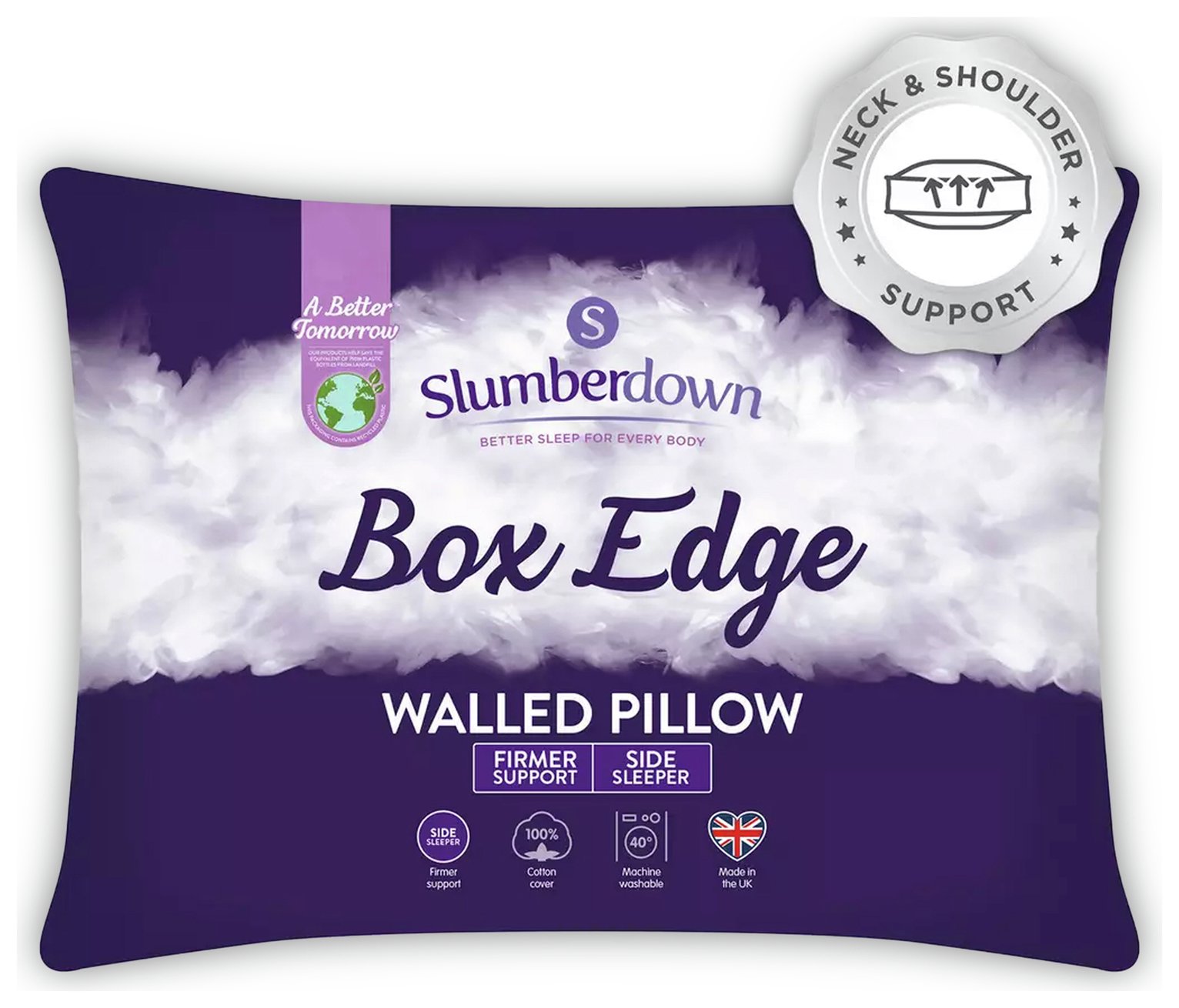 Slumberdown Box Edge Firm Pillow Reviews Updated April 2023