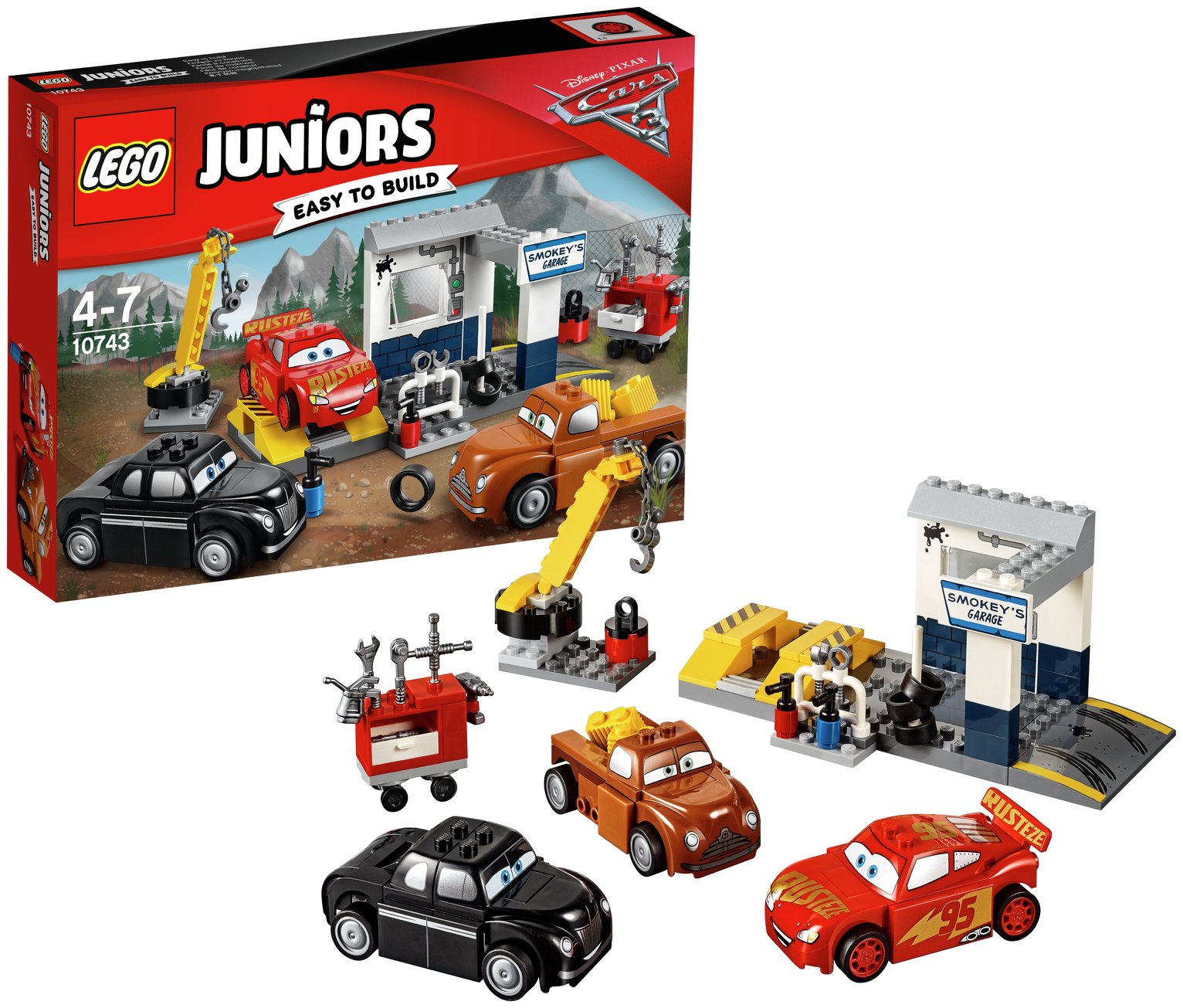 LEGO Juniors Cars Smokeys Garage 10743. Review