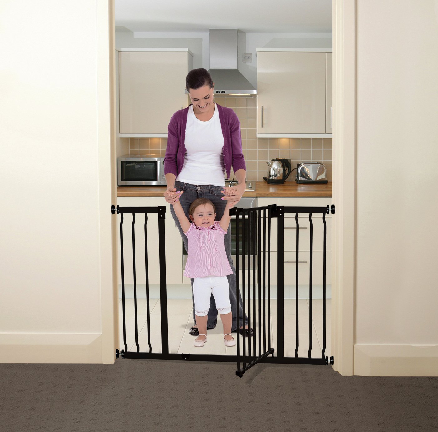 Dreambaby Liberty XtraWide Hallway Gate Black Reviews