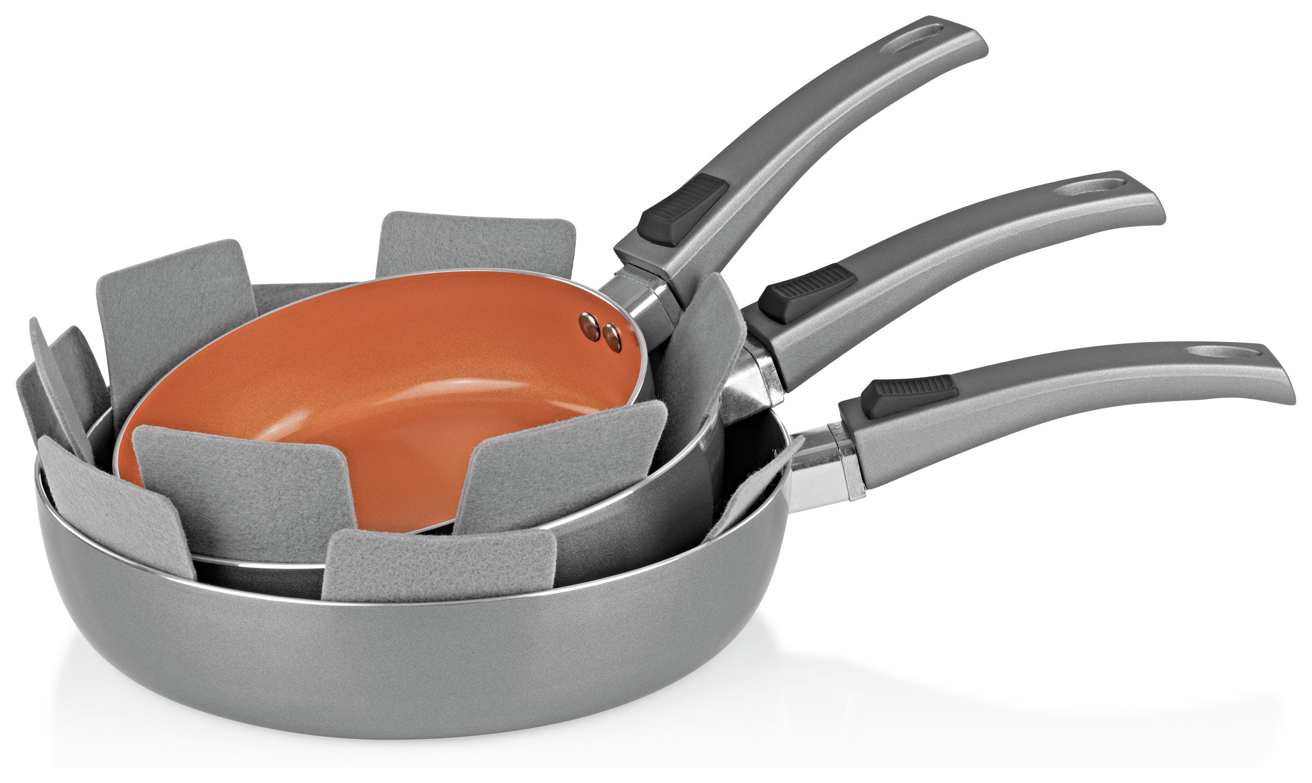 GOURMETmaxx 3 Piece Ceramic Pan Set Reviews