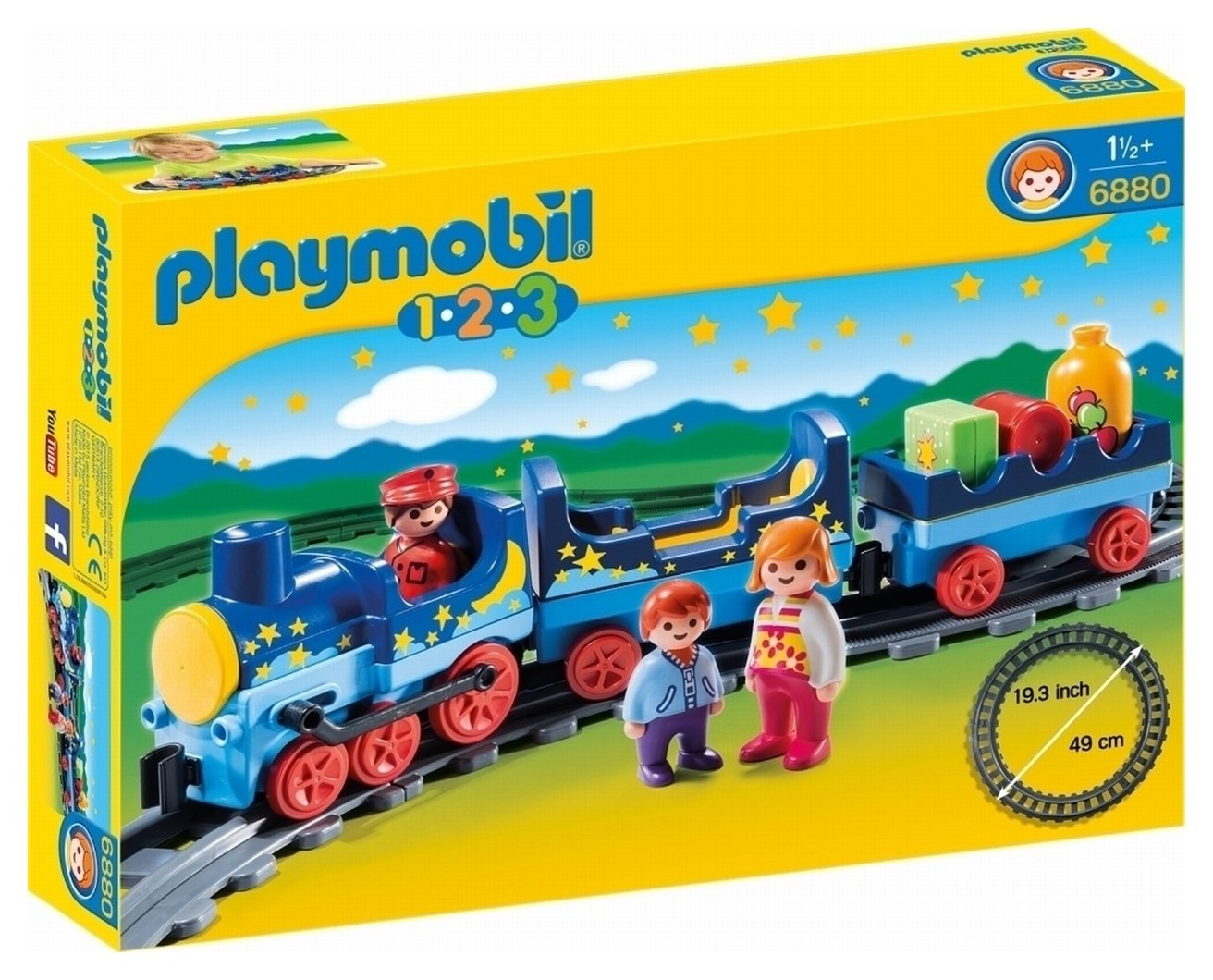 Playmobil 6880 123 Night Train with Track (7286889) Argos Price