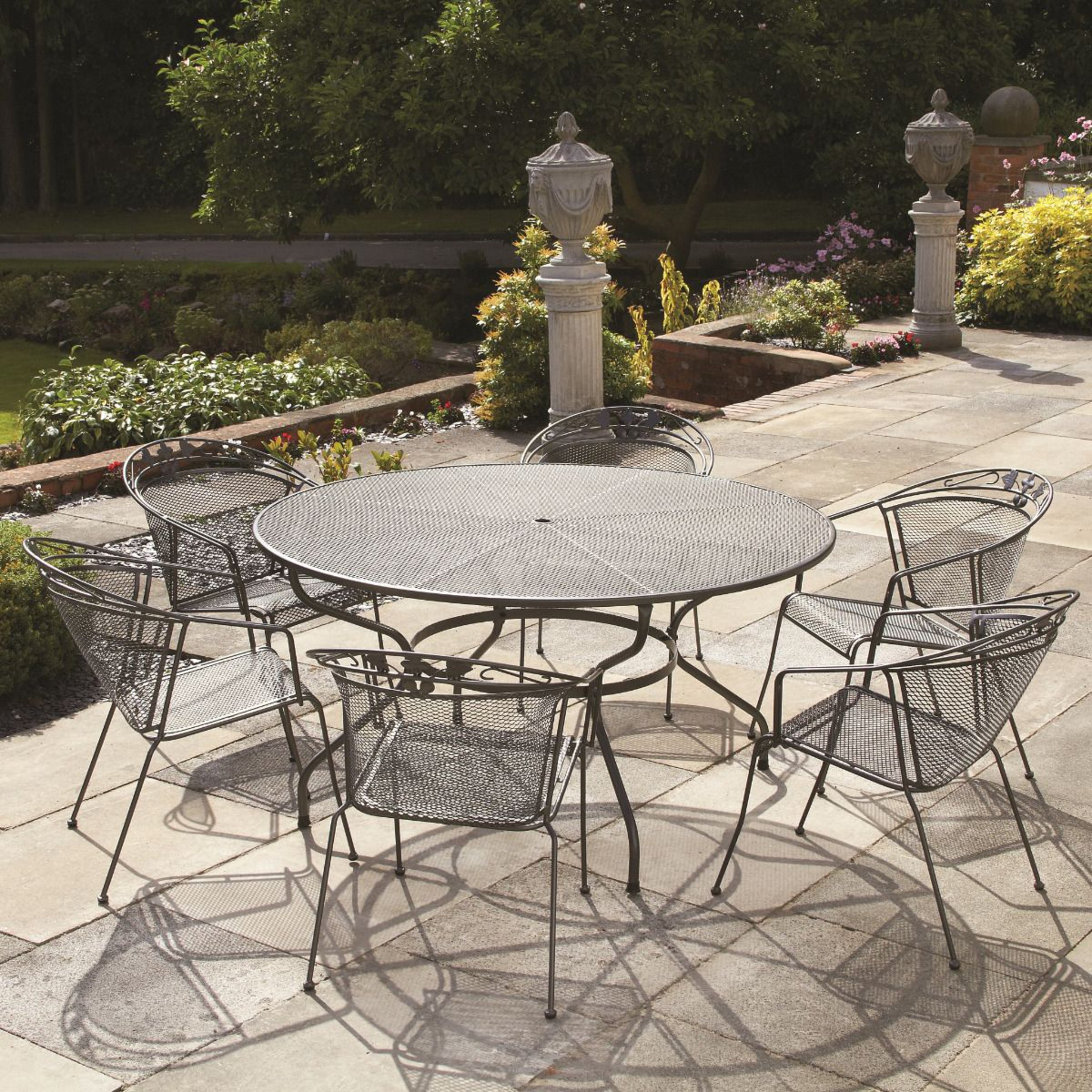 Royal Garden Elegance 6 Seat Round Table and Chair Set Reviews