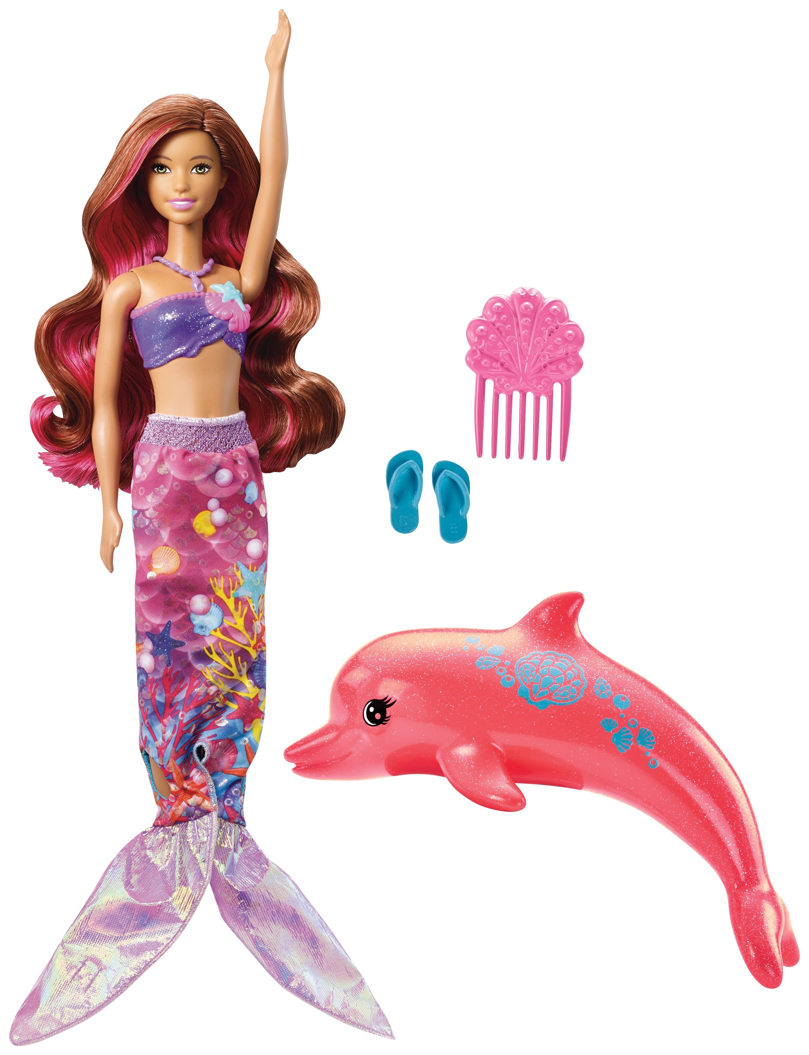 Barbie Dolphin Magic Transforming Mermaid Doll. (7289934) Argos Price