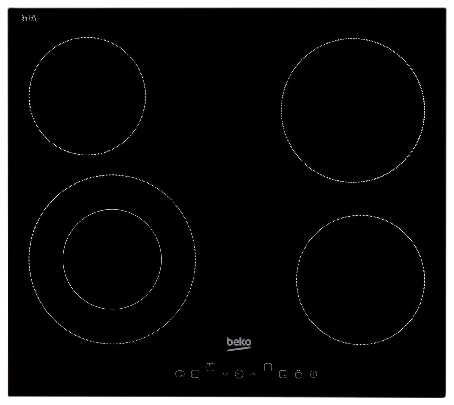Beko HIC64402T Electric Ceramic Hob Black (7344855) Argos Price